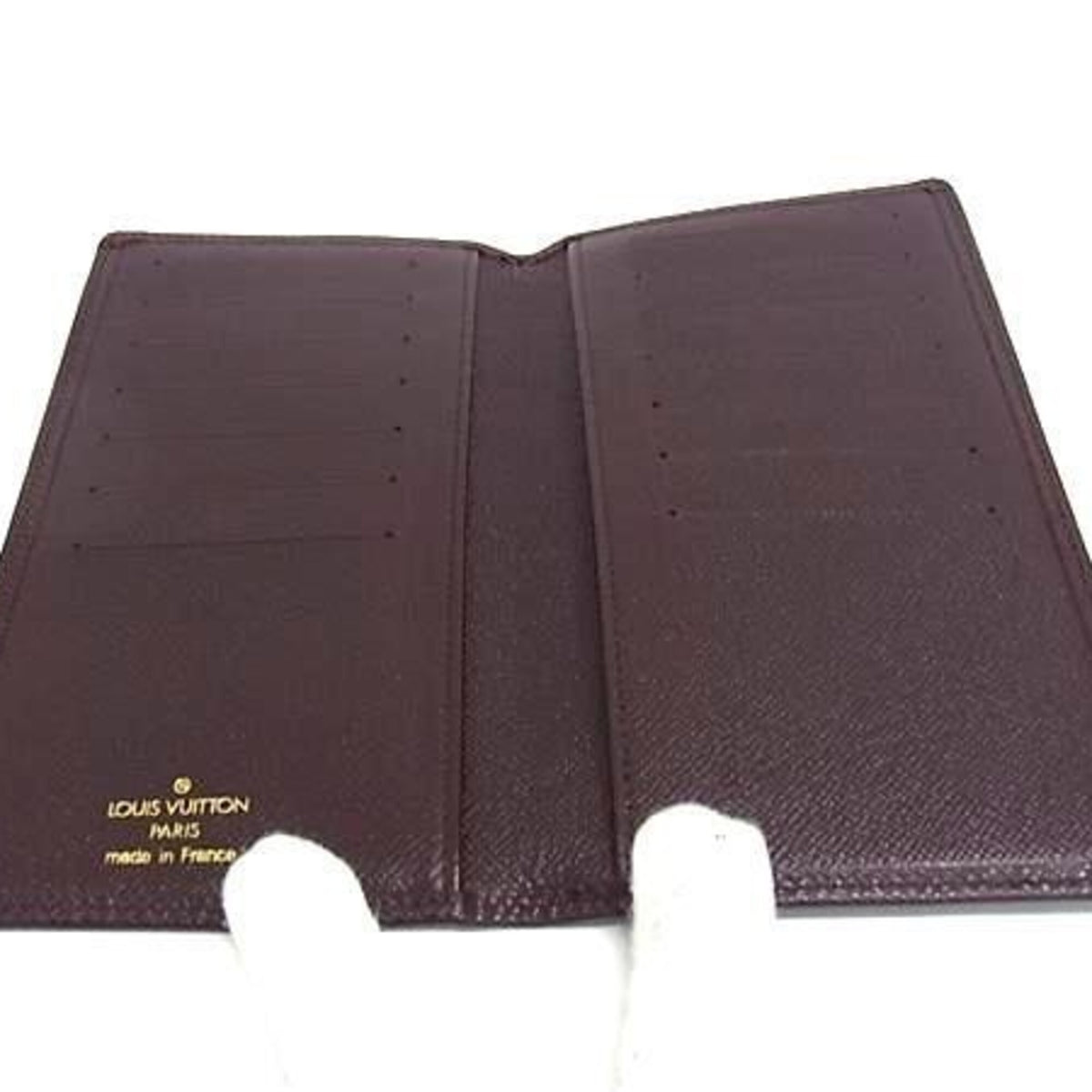 Louis Vuitton Taiga Acajou Leather Long Wallet (Bi-Fold) (Pre-Owned)