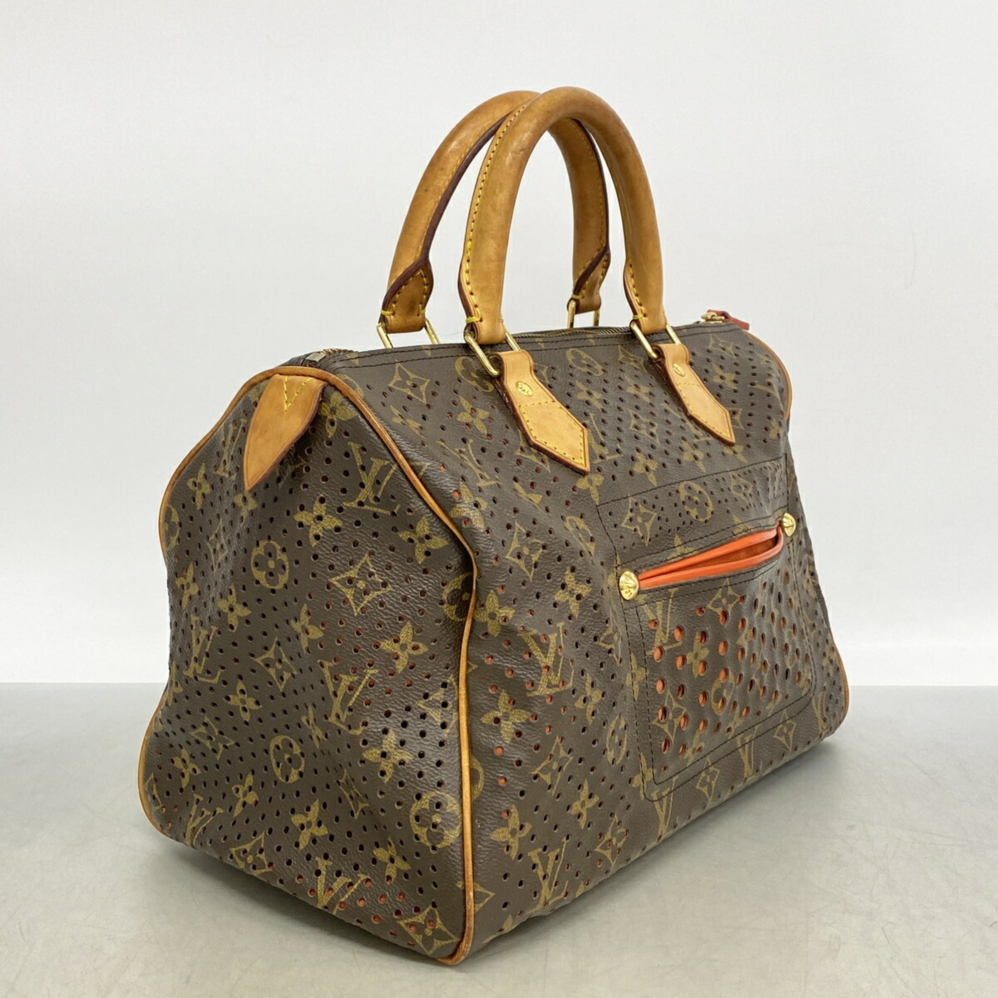 Louis Vuitton Lv Orange Handbag (Pre-Owned)