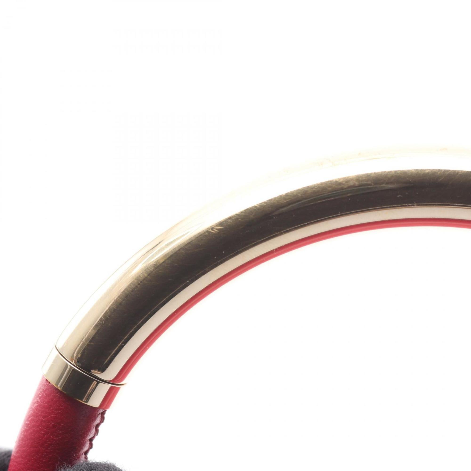 Chanel Red Color Leather Shoulder Bag (Pre-Owned)