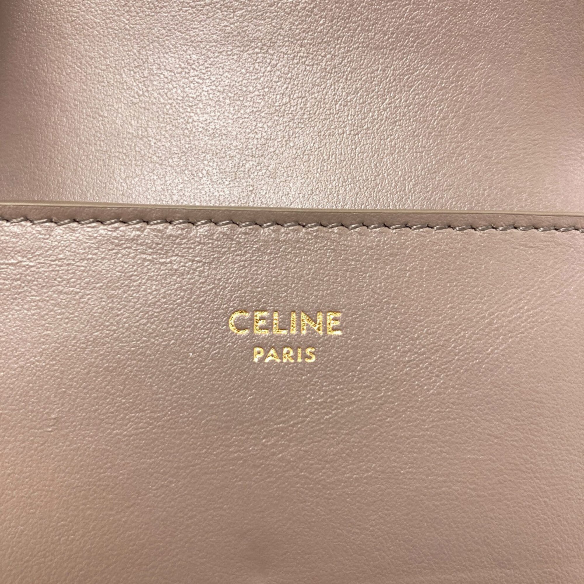 Celine Leather Wallet (Tri-Fold) (Pre-Owned)