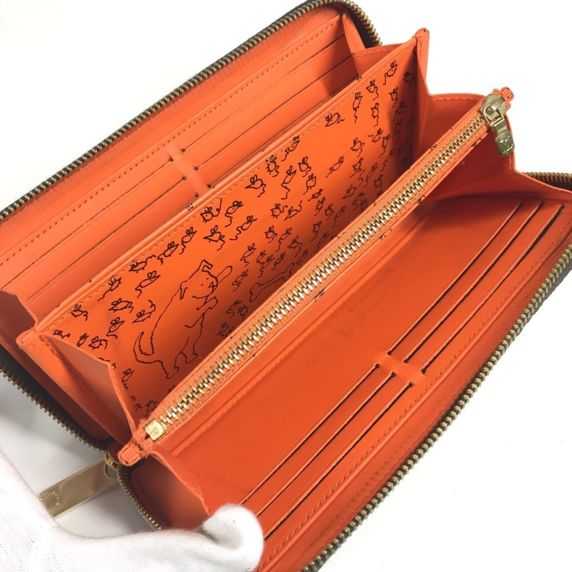 Louis Vuitton Brown Monogram Canvas Long Wallet (Bi-Fold) (Pre-Owned)