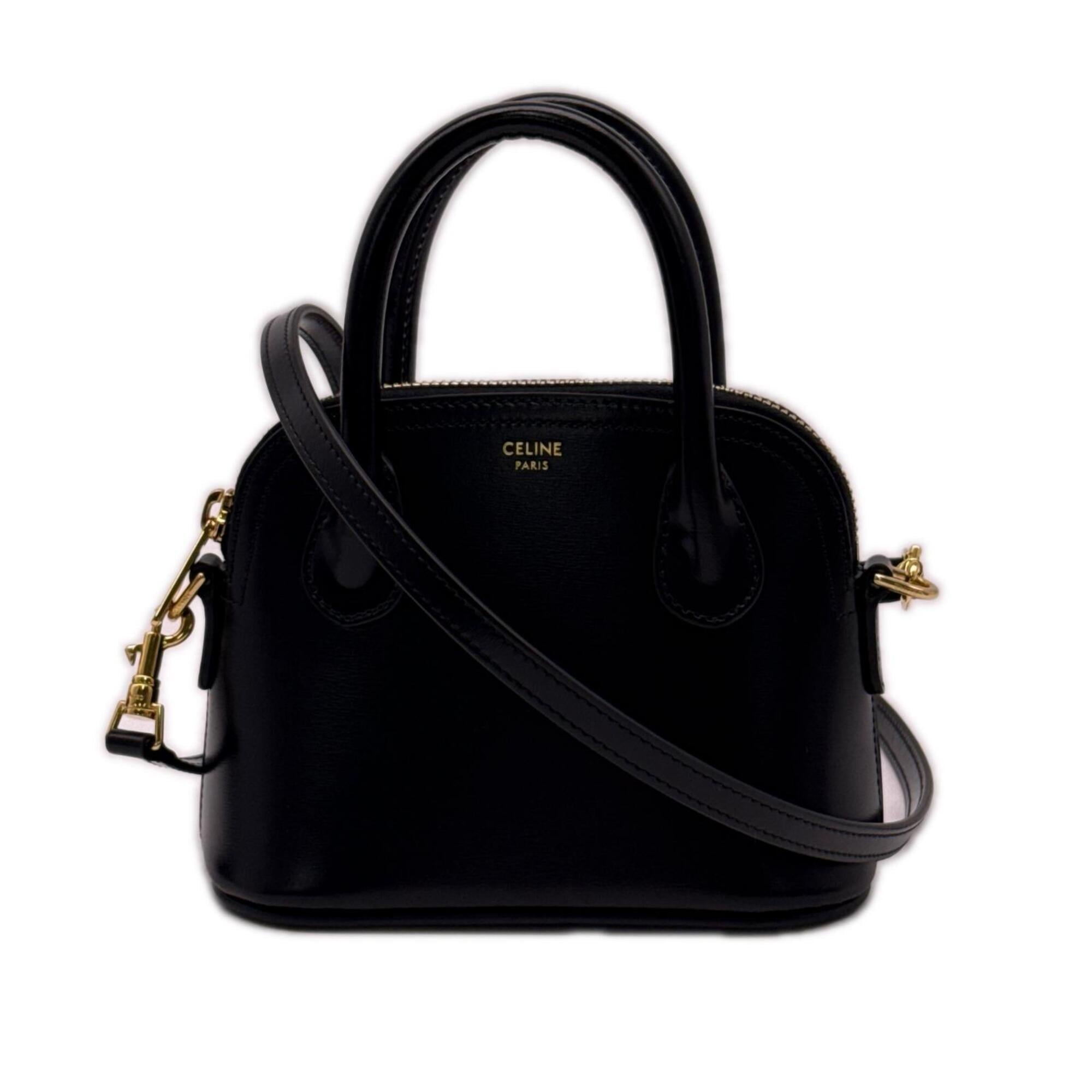 Celine Black Leather Shoulder Bag (Pre-Owned)