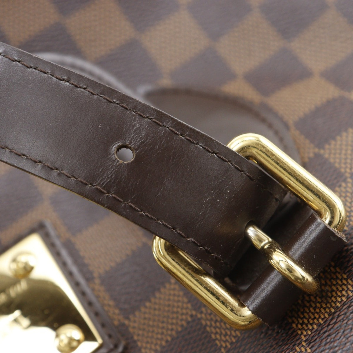 Louis Vuitton Brown Damier Canvas Tote Bag (Pre-Owned)