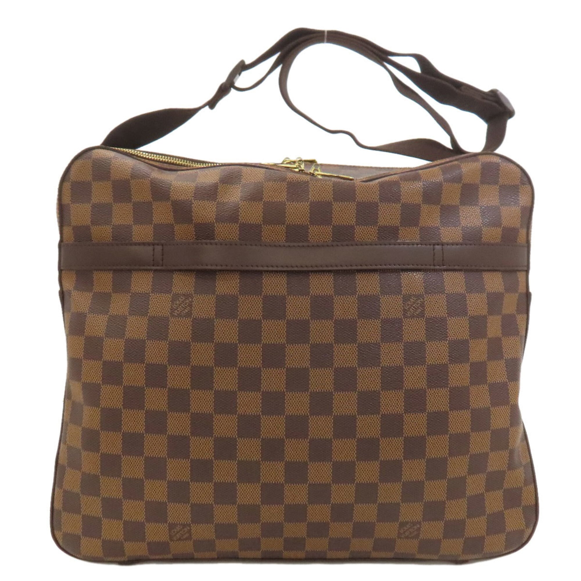 Louis Vuitton Damier Canvas Ebene Damier Canvas Shoulder Bag (Pre-Owned)