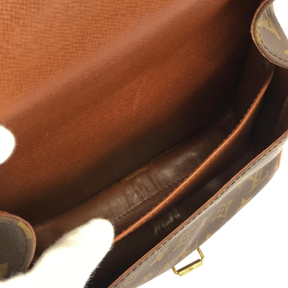 Louis Vuitton Monogram Marron Coated Canvas Shoulder Bag (Pre-Owned)