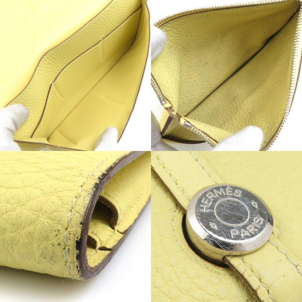 Hermes Togo Leather Coin Purse/Coin Case (Pre-Owned)