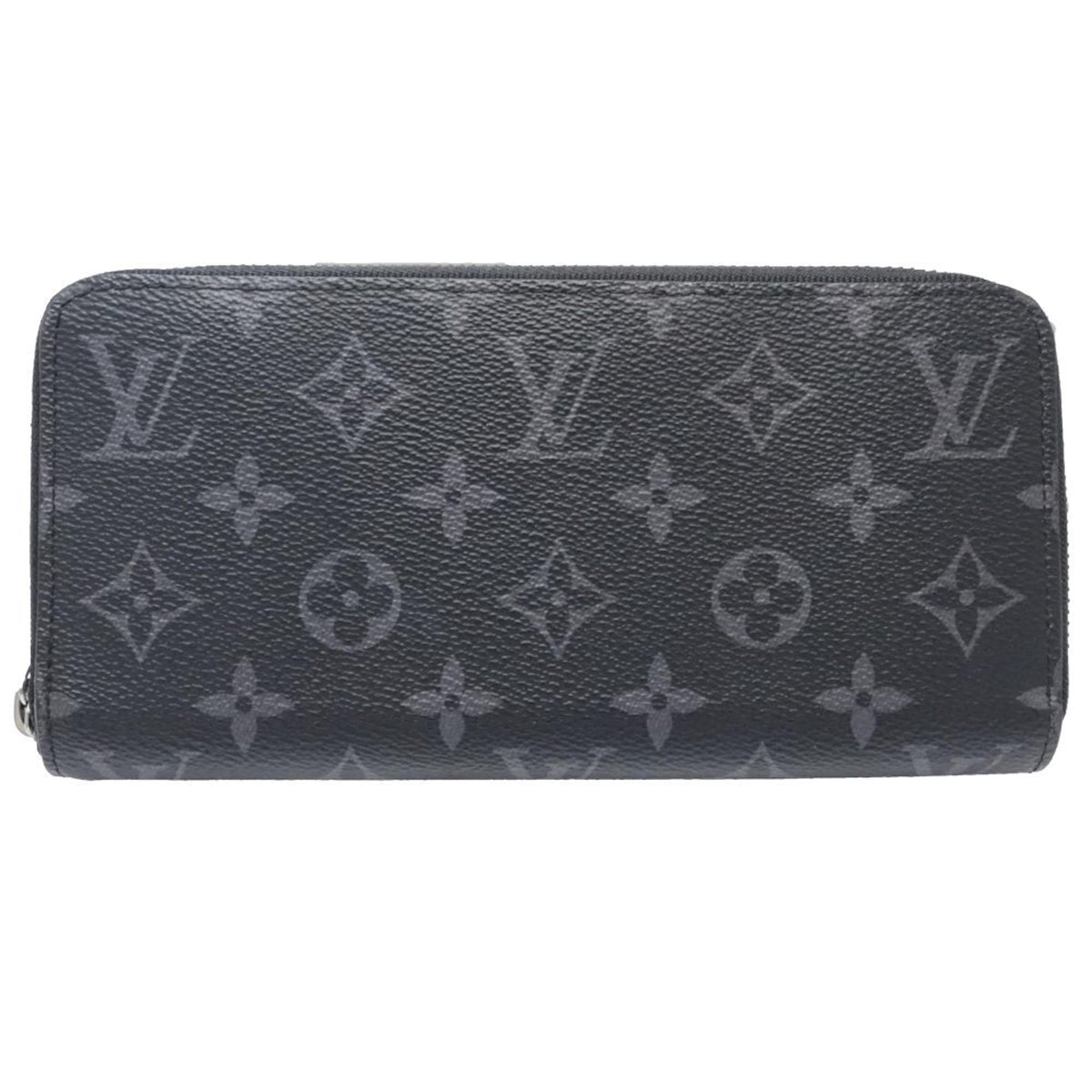 Louis Vuitton Monogram Eclipse Monogram Eclipse Noir Monogram Eclipse Long Wallet (Bi-Fold) (Pre-Owned)