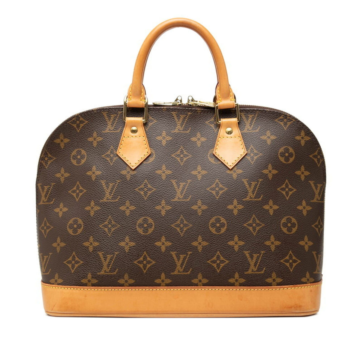 Louis Vuitton Brown Pvc Leather Handbag (Pre-Owned)