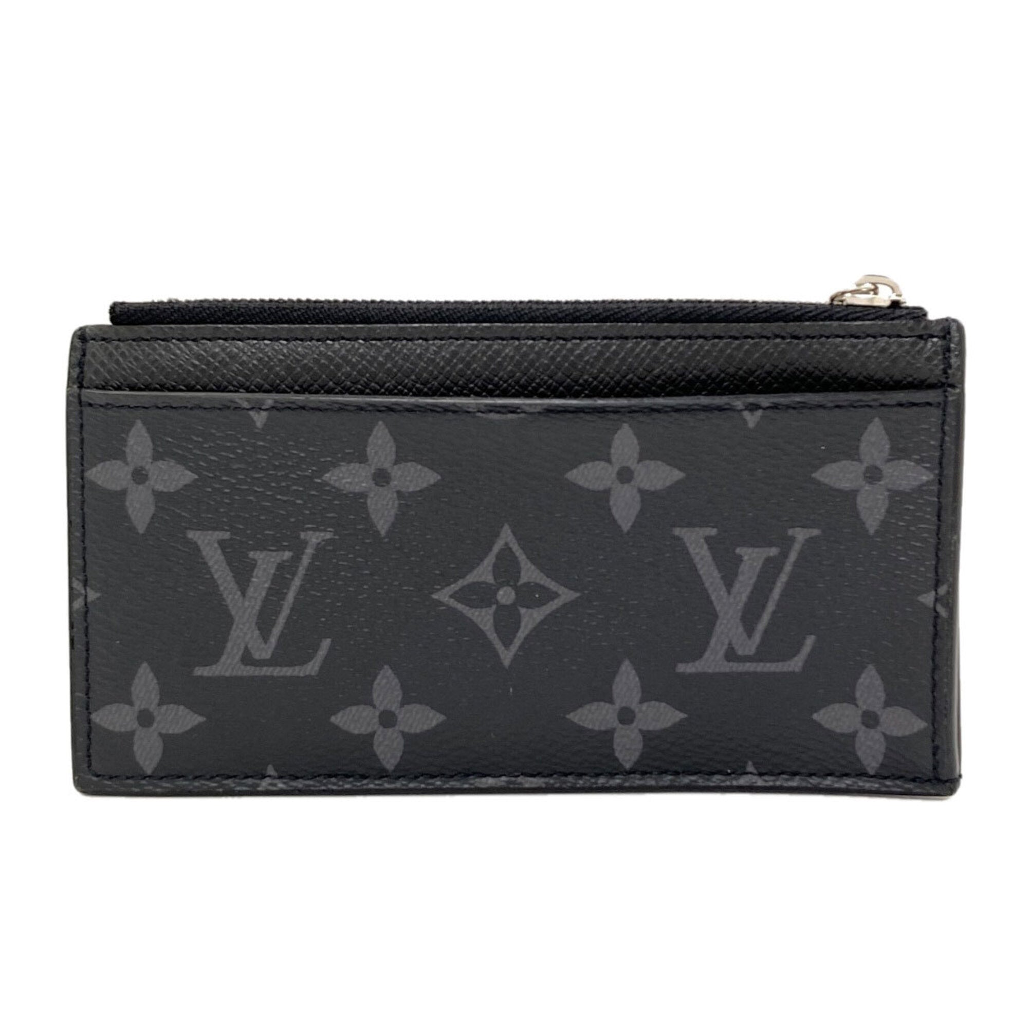 Louis Vuitton Black Monogram Eclipse Coin Purse/Coin Case (Pre-Owned)
