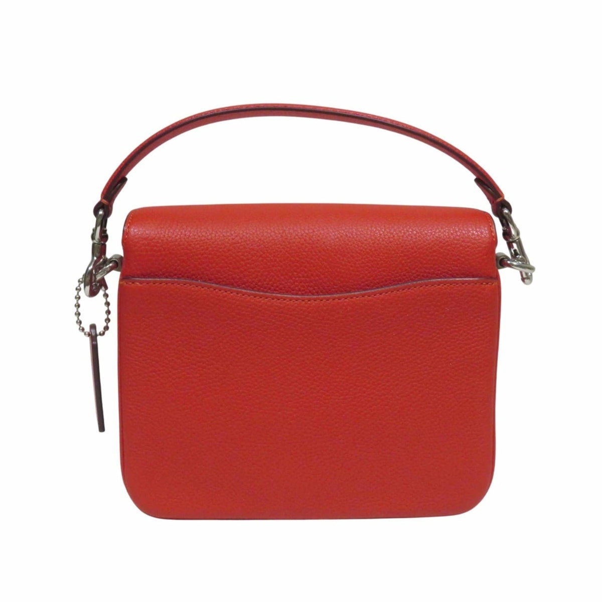 Coach Red Color Leather Shoulder Bag (Pre-Owned)