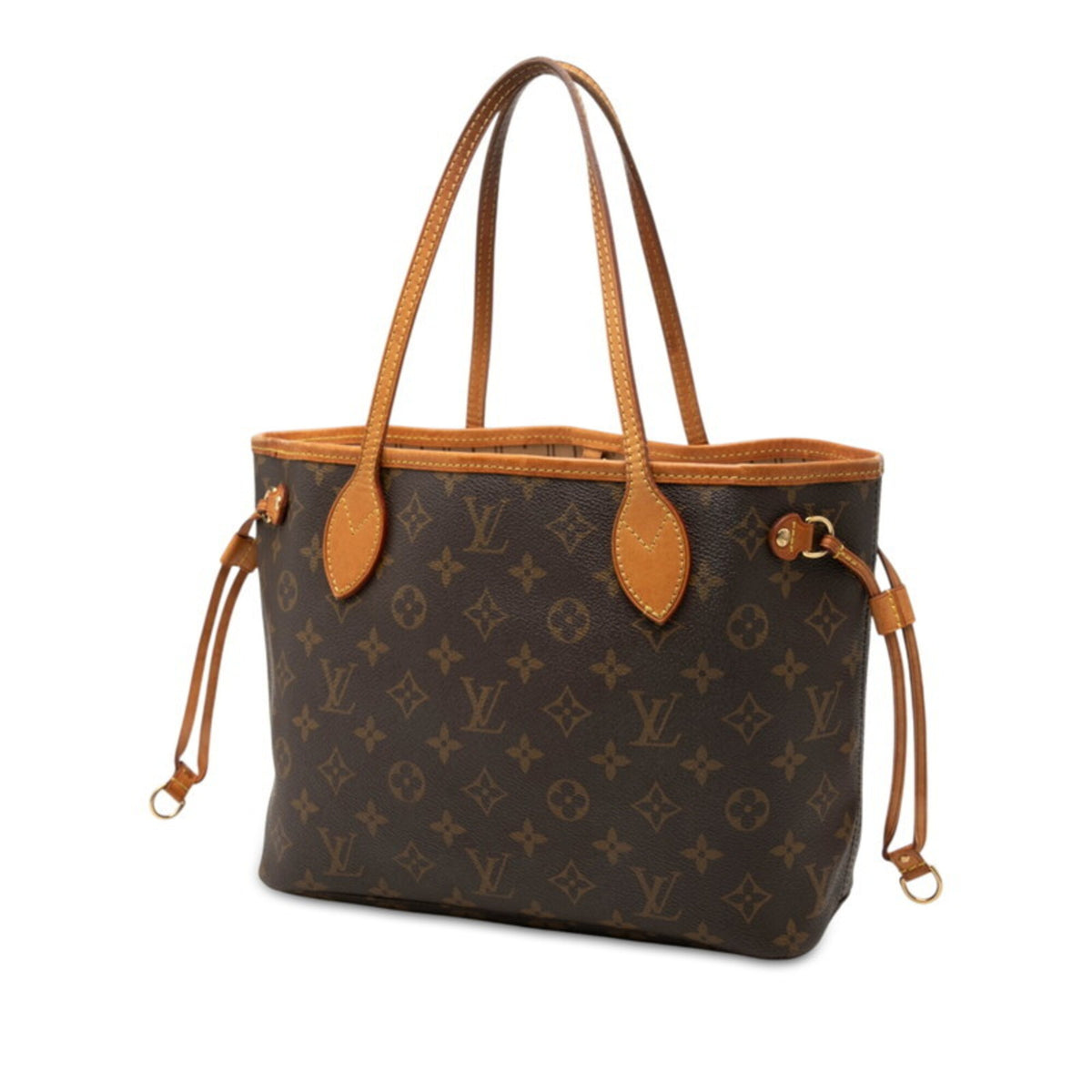 Louis Vuitton Brown Pvc Leather Handbag Tote Bag (Pre-Owned)