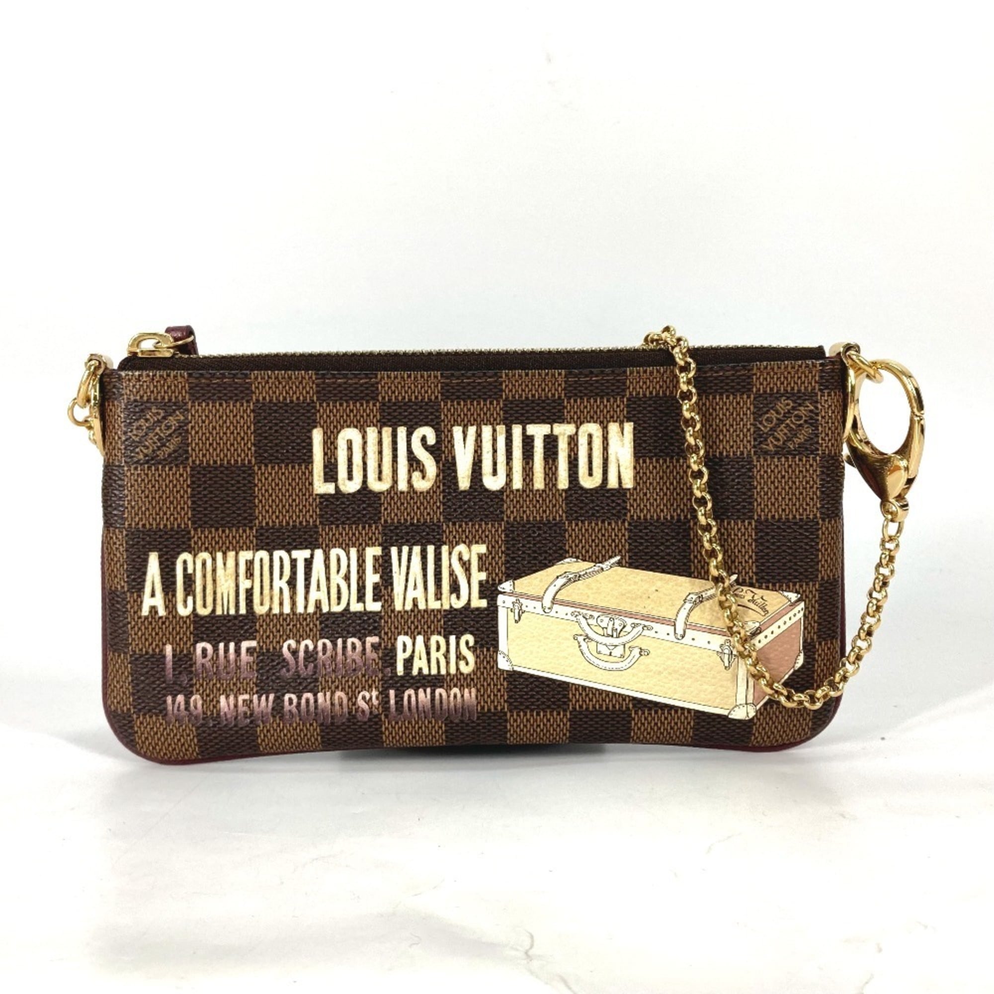 Louis Vuitton Brown Damier Canvas Damier Canvas Pochette Pouch Shoulder Bag (Pre-Owned)
