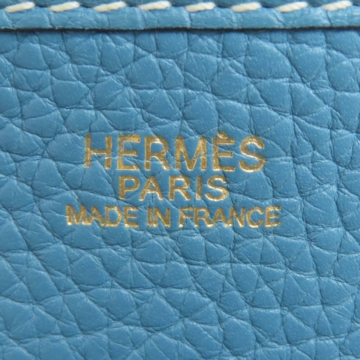 Hermes Evelyne Blue Jean Shoulder Bag (Pre-Owned)