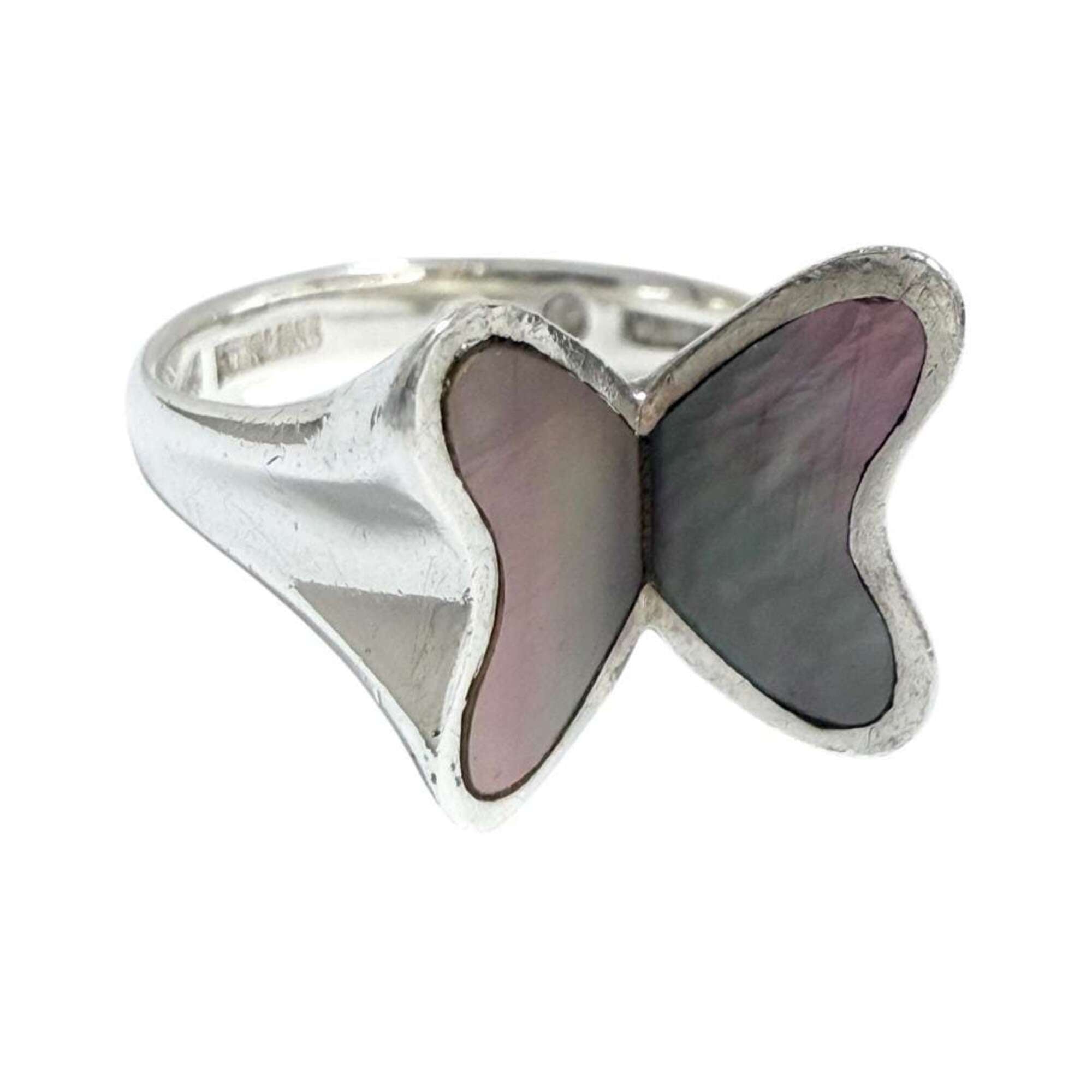 Tiffany Shell Silver 925 Band Ring (Pre-Owned)