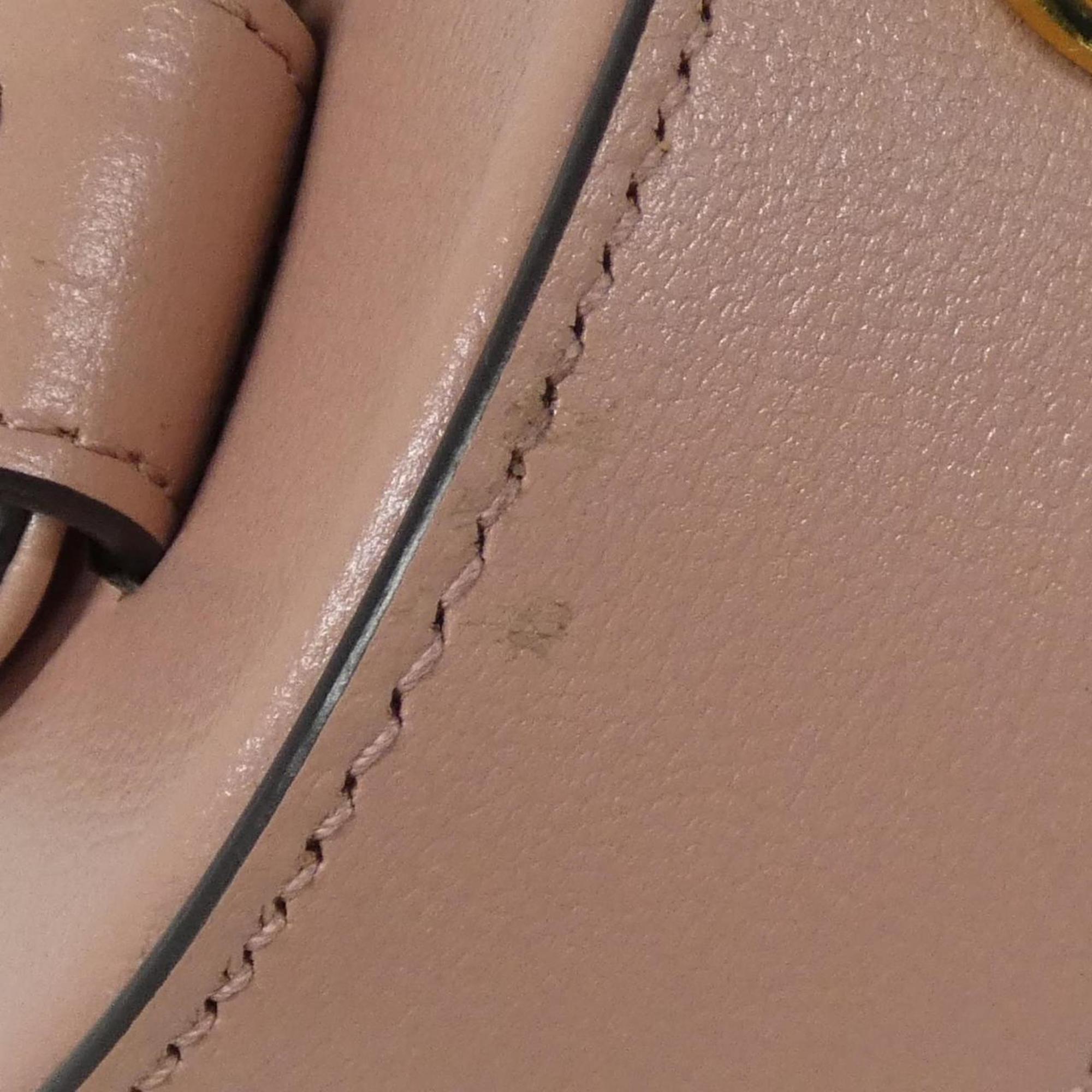 Gucci Dusty Pink Leather Shoulder Bag (Pre-Owned)