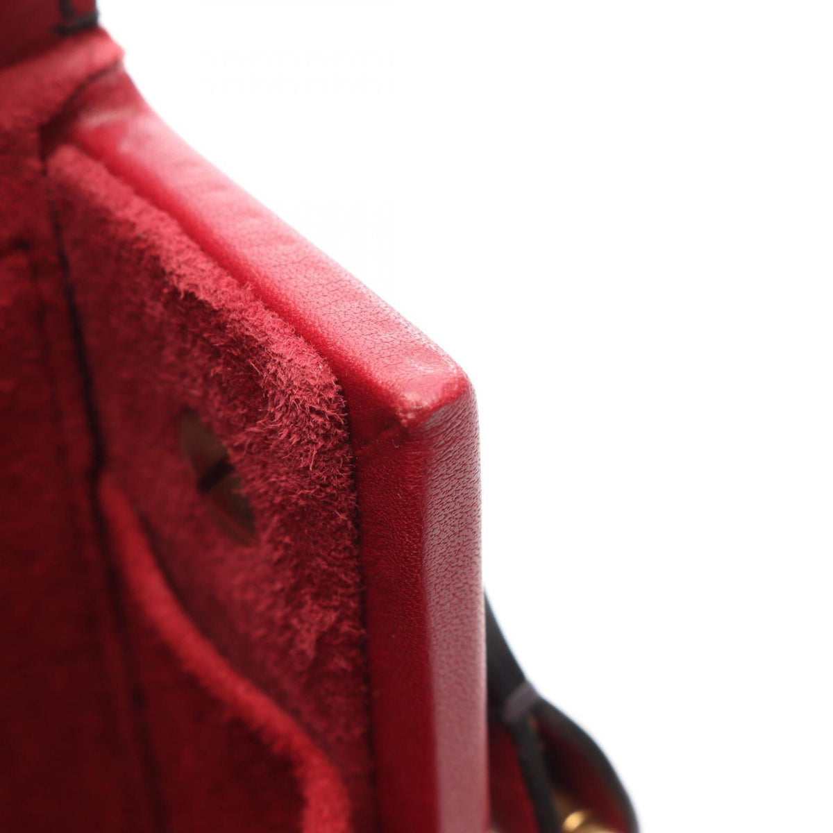 Christian Dior Red Color Leather Handbag Shoulder Bag (Pre-Owned)