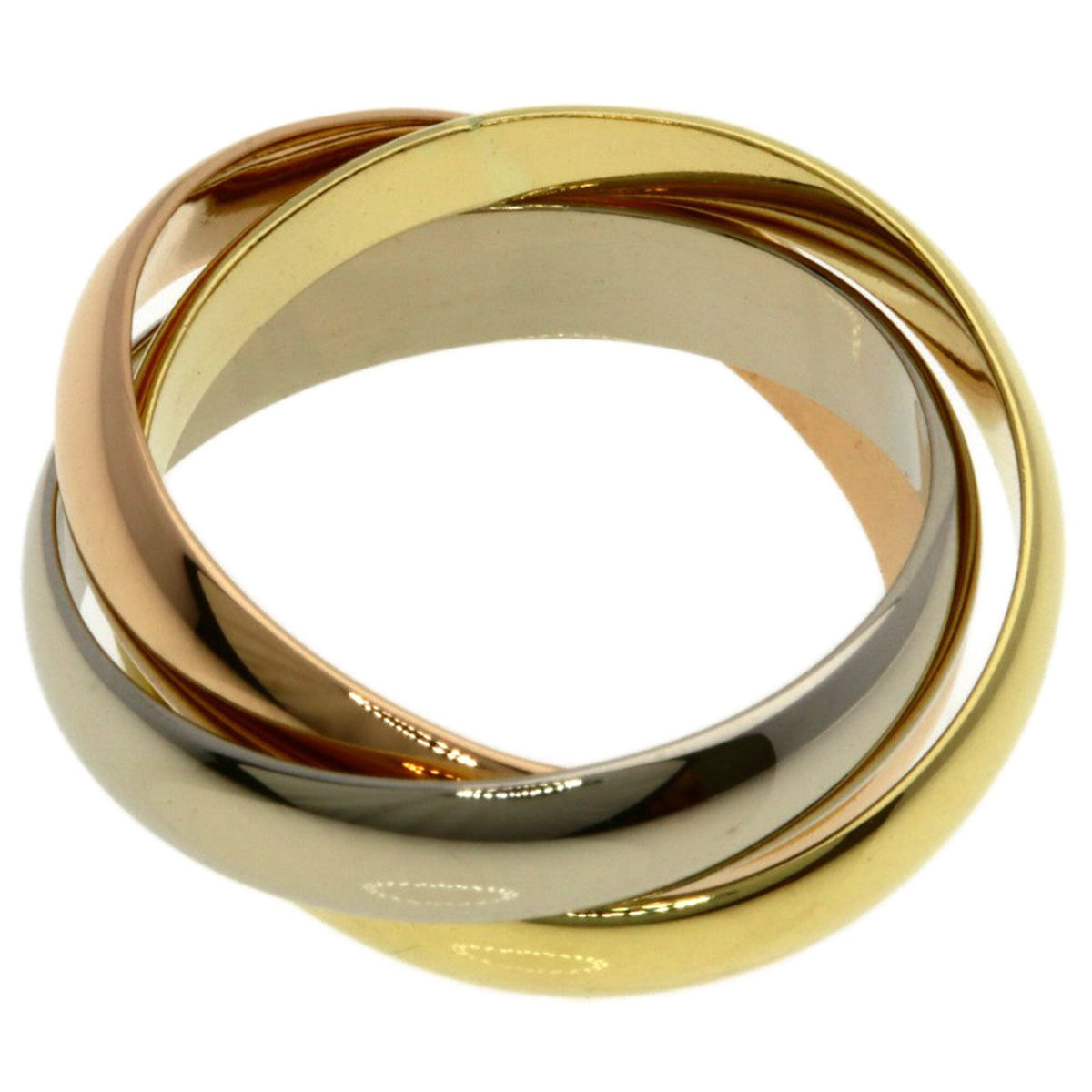 Cartier Trinity Yellow Gold (18K) Pink Gold (18K) White Gold (18K) Band Ring (Pre-Owned)