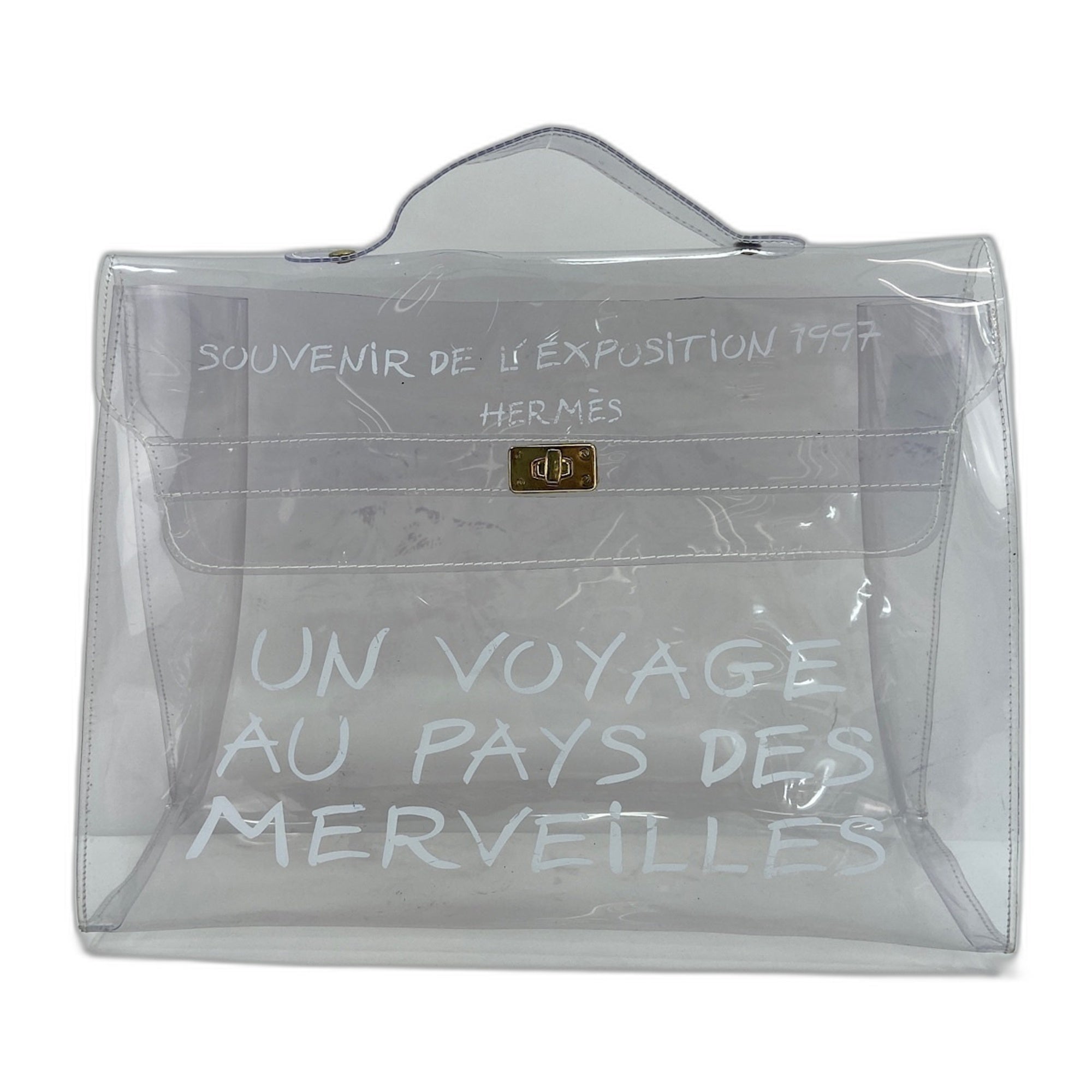 Hermes Clear Vinyl Handbag (Pre-Owned)