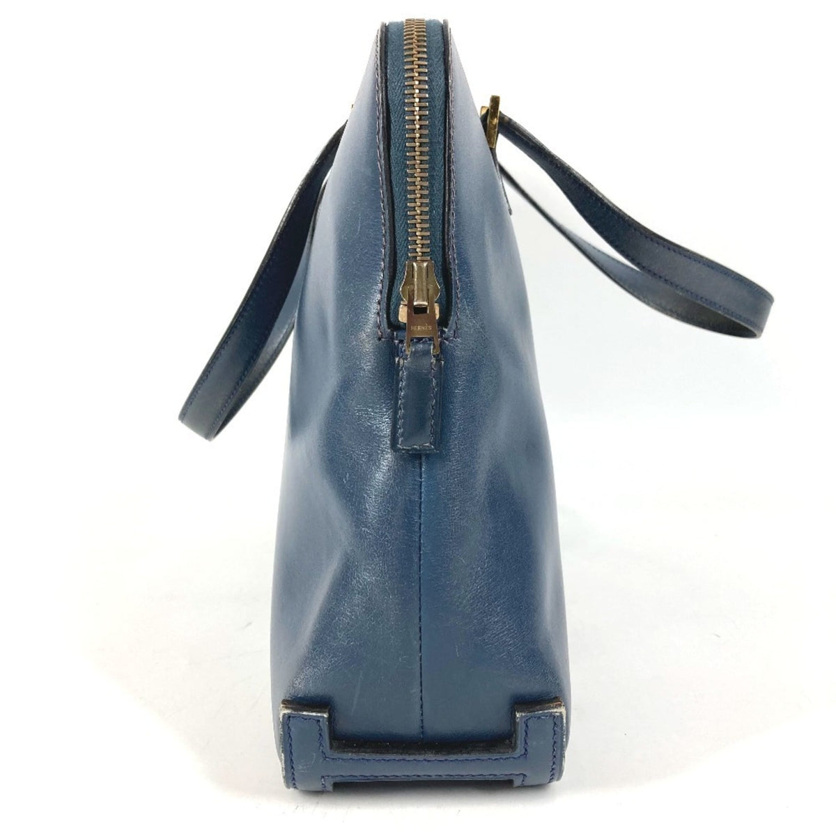 Hermes Escapada Navy Leather Briefcase (Pre-Owned)