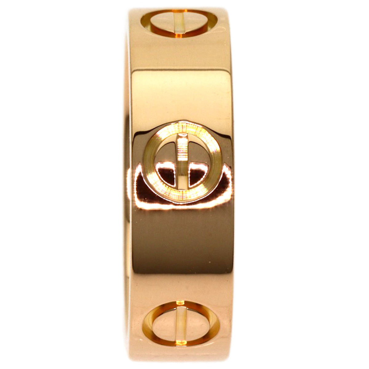 Cartier Love Pink Gold (18K) Band Ring (Pre-Owned)