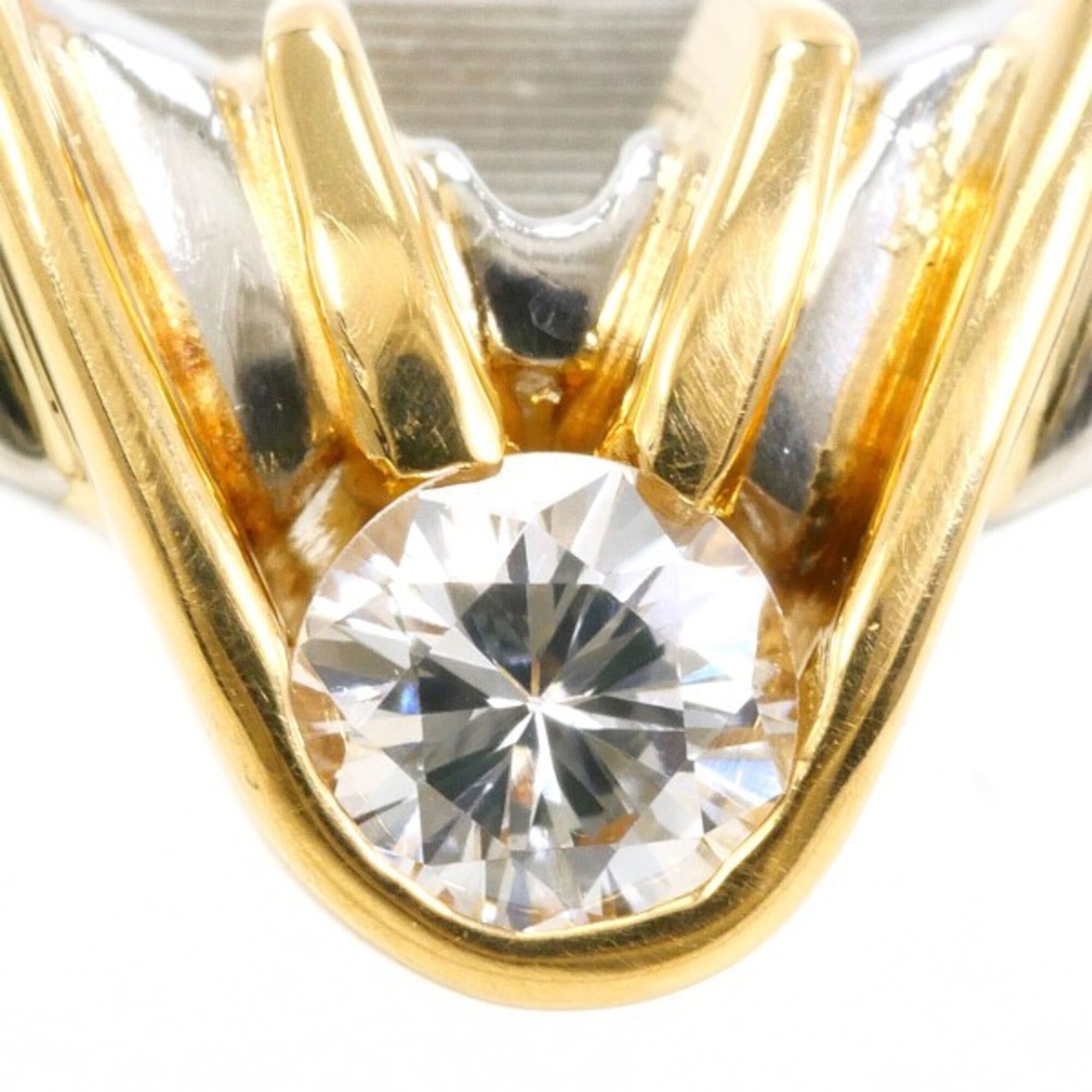 Unbranded Platinum Yellow Gold Yellow Gold (18K) Platinum 900 Band Ring (Pre-Owned)