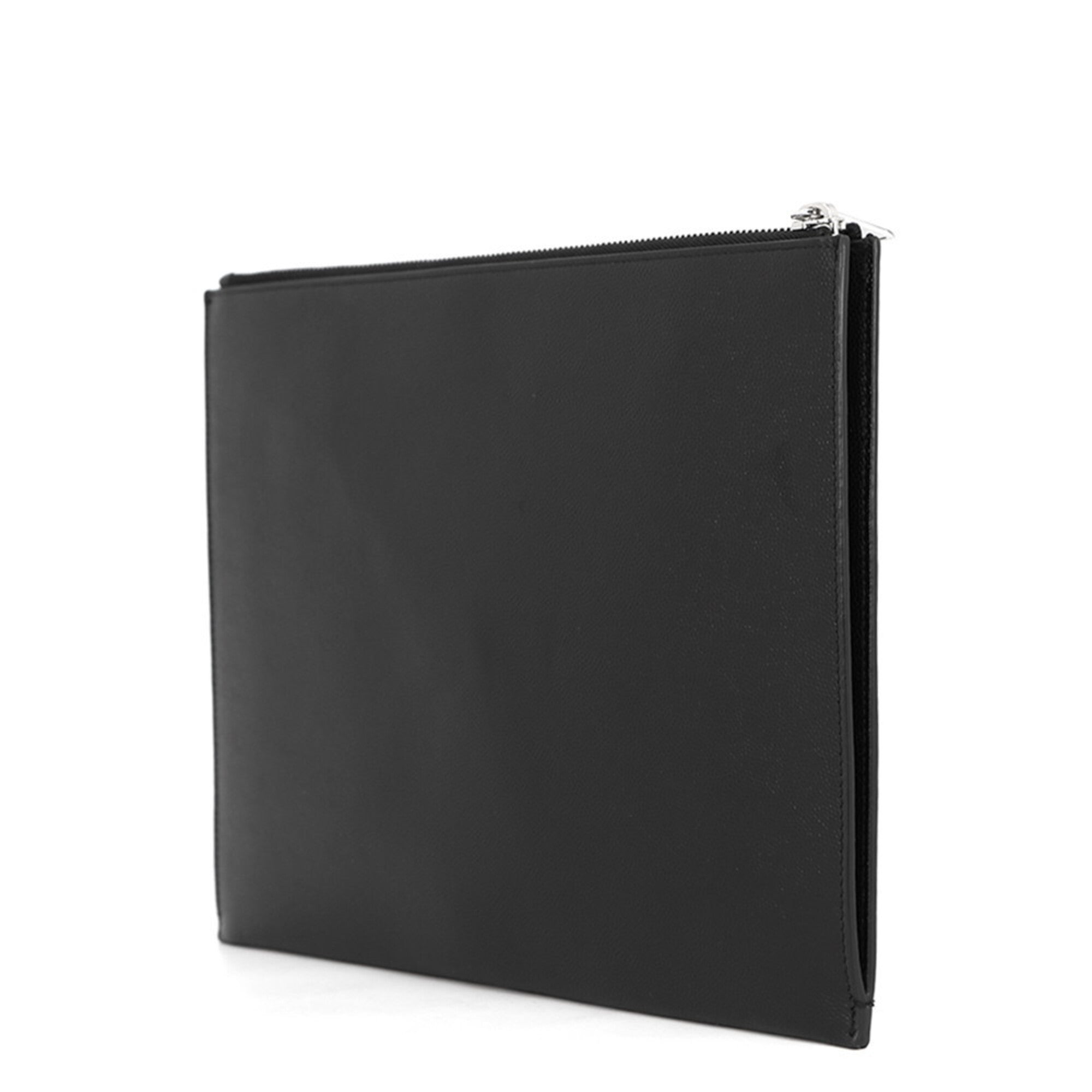 Yves Saint Laurent Black Leather Clutch Bag (Pre-Owned)