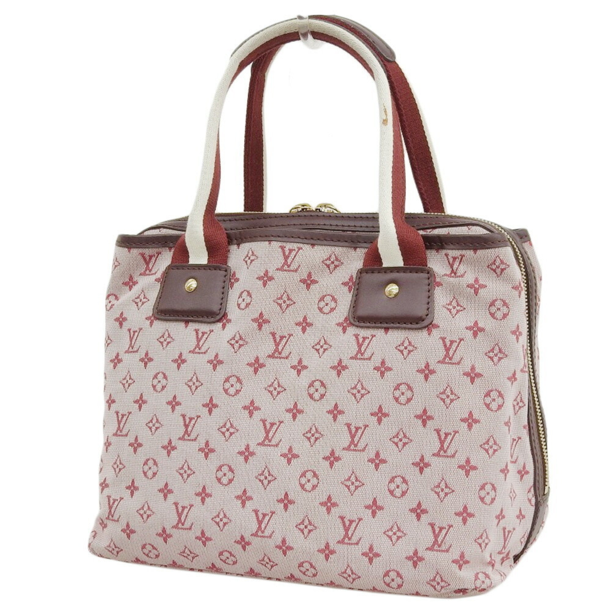 Louis Vuitton Monogram Mini Cerise Cherry Red Color Canvas Handbag (Pre-Owned)