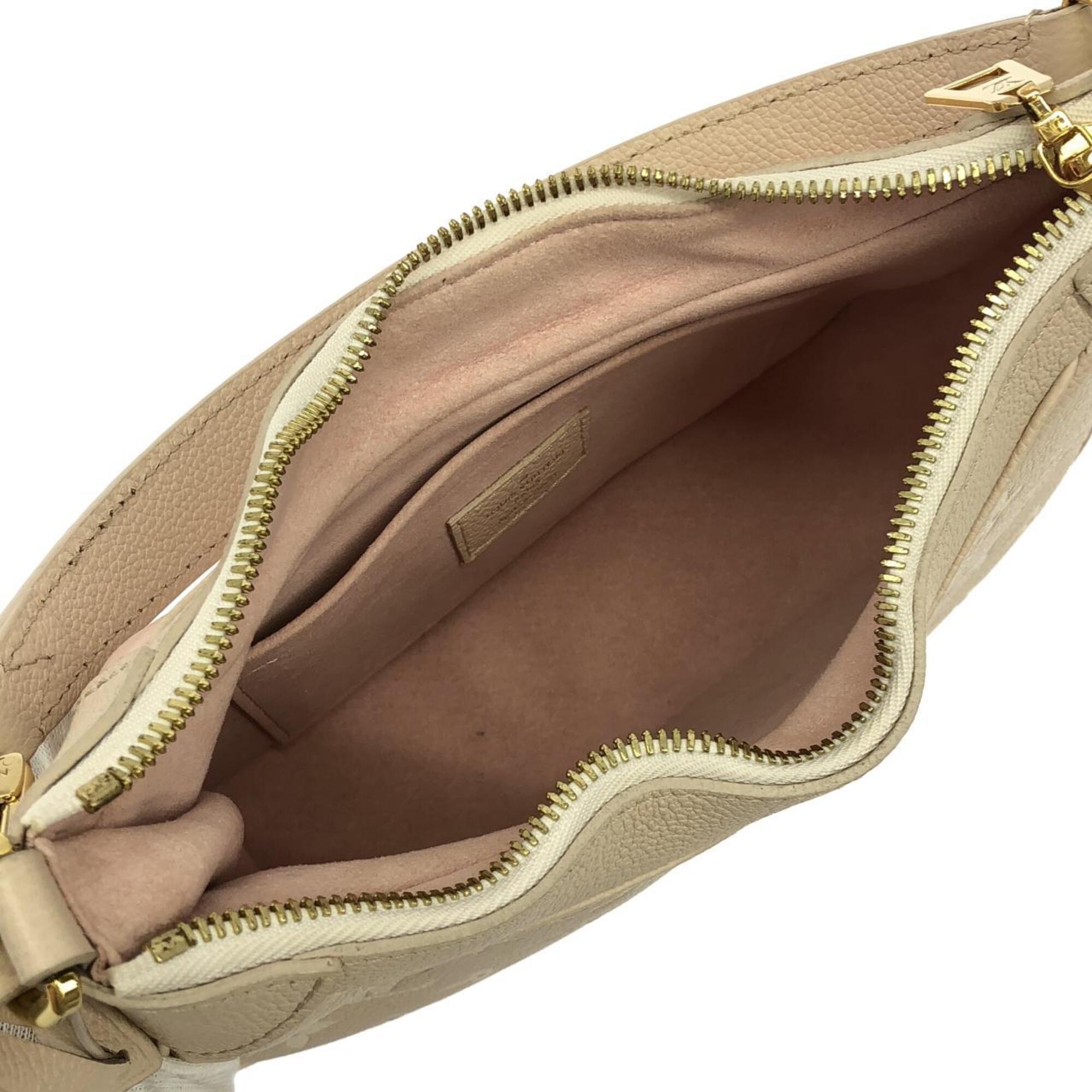 Louis Vuitton Beige Leather Shoulder Bag (Pre-Owned)