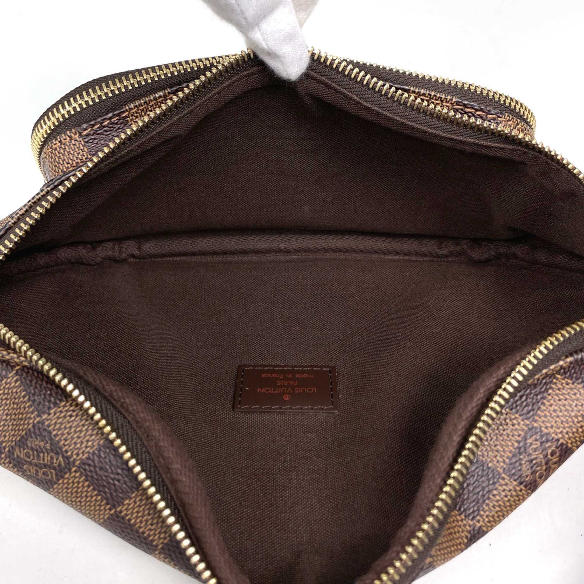 Louis Vuitton Brown Damier Canvas Fanny Pack Sling Bag (Pre-Owned)