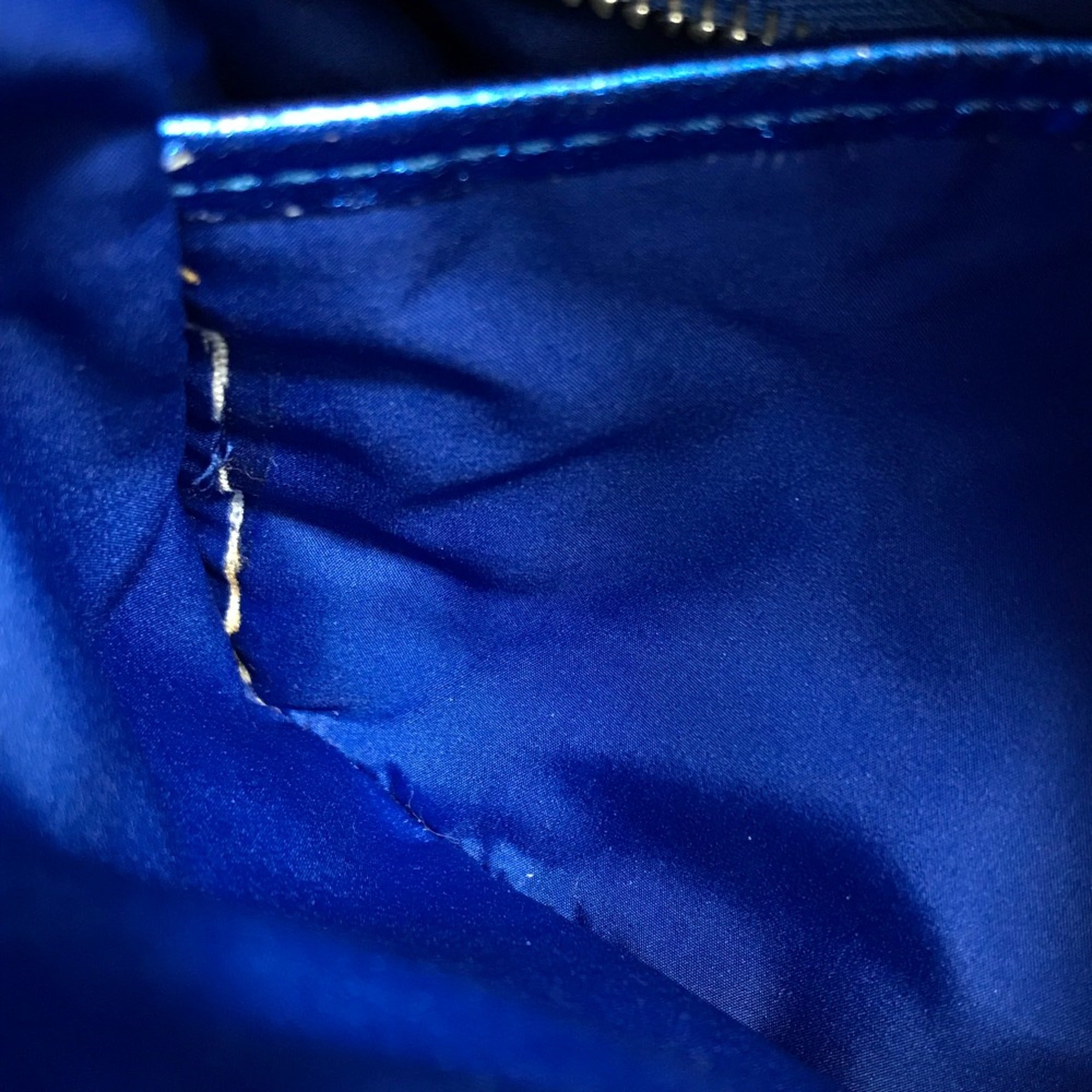 Maison Margiela Blue Leather Shoulder Bag (Pre-Owned)