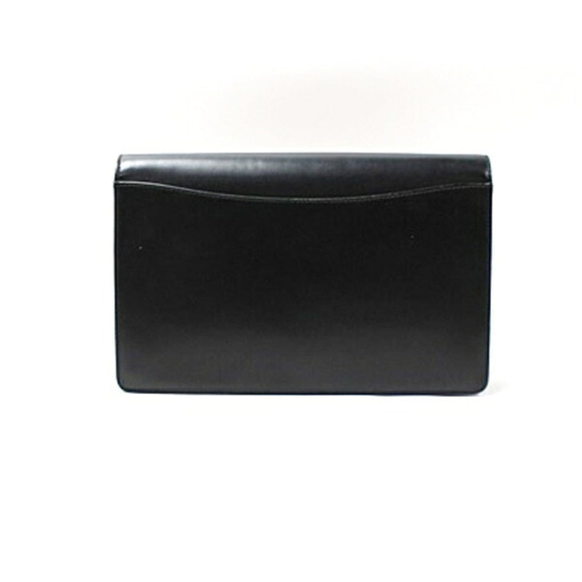 Dunhill Beige Black Leather Clutch Bag (Pre-Owned)
