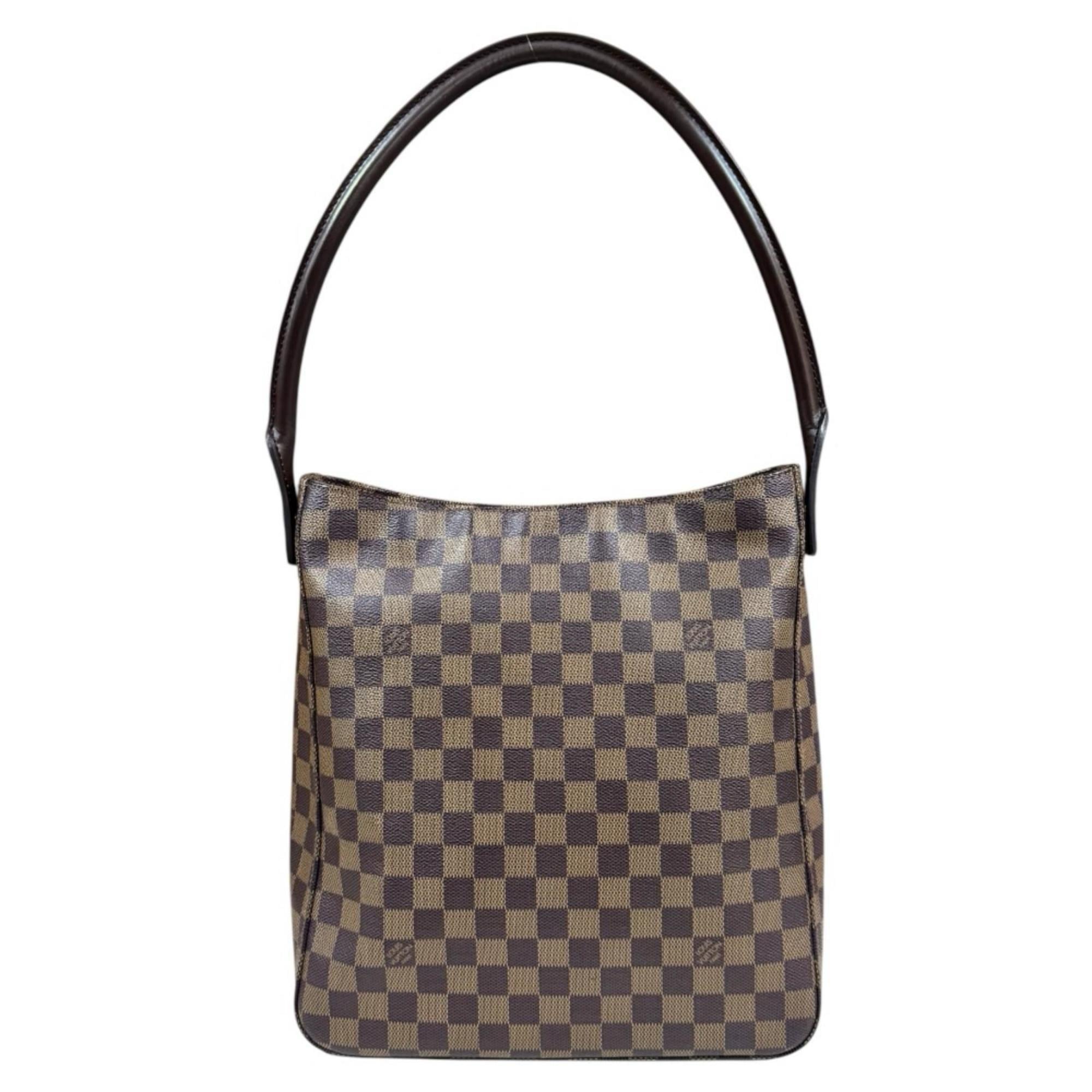Louis Vuitton Damier Brown Damier Canvas Or Damier Canvas Shoulder Bag (Pre-Owned)