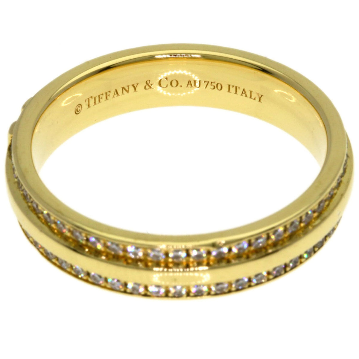 Tiffany Yellow Gold (18K) Band Ring (Pre-Owned)