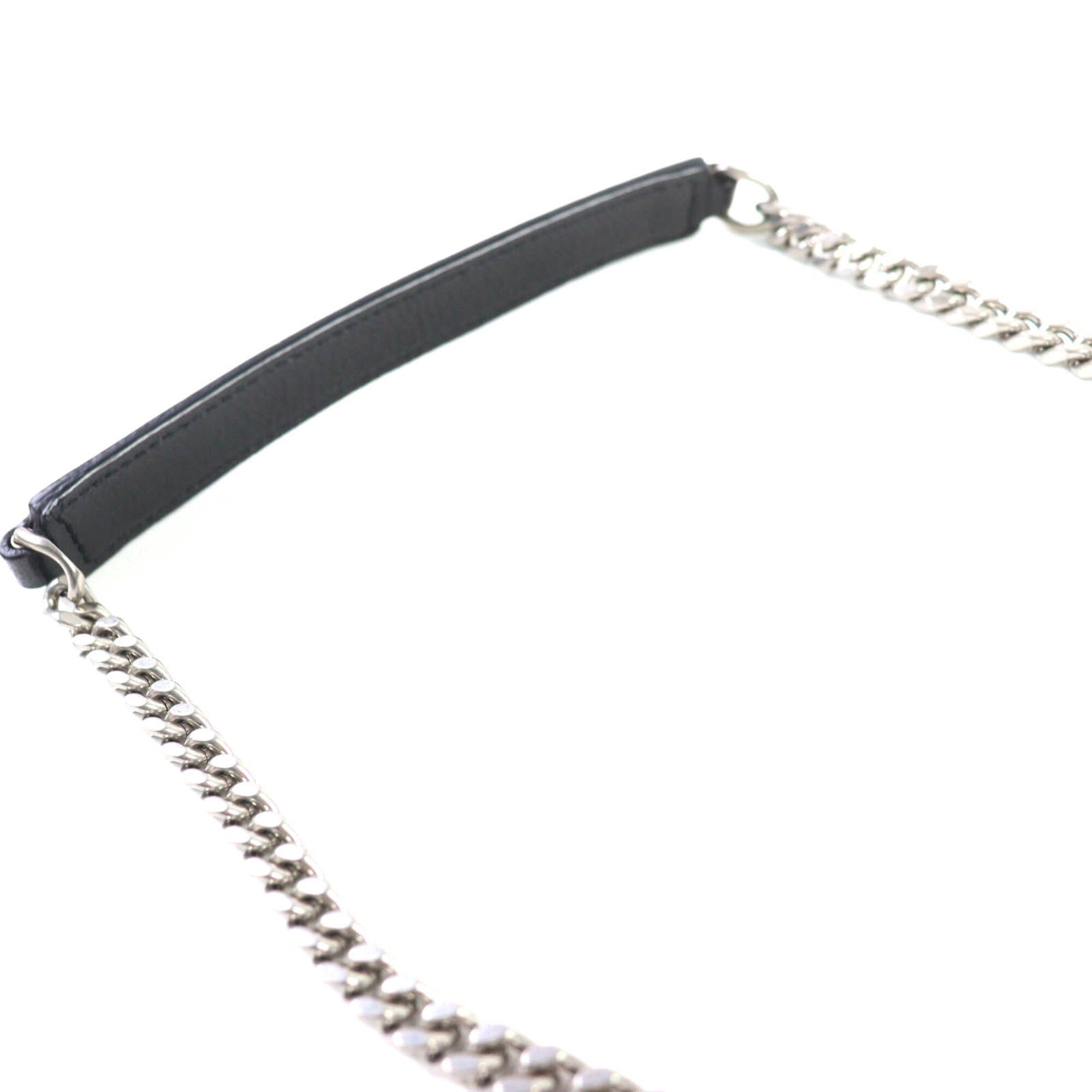 Saint Laurent Black Leather Shoulder Bag (Pre-Owned)