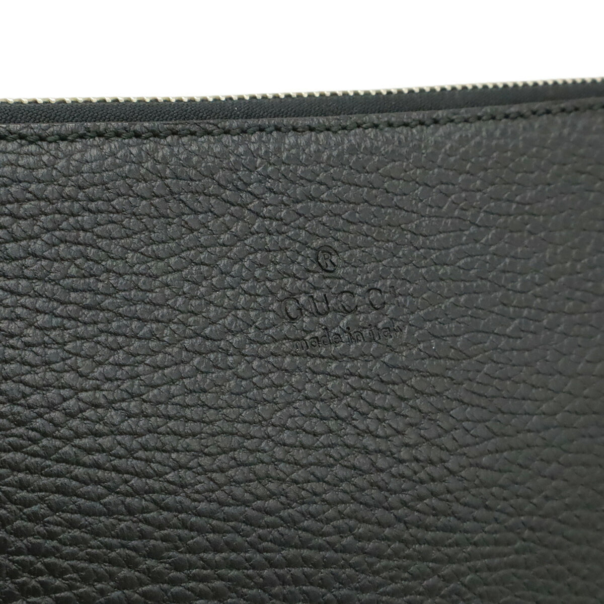 Gucci Black Leather Clutch Bag (Pre-Owned)