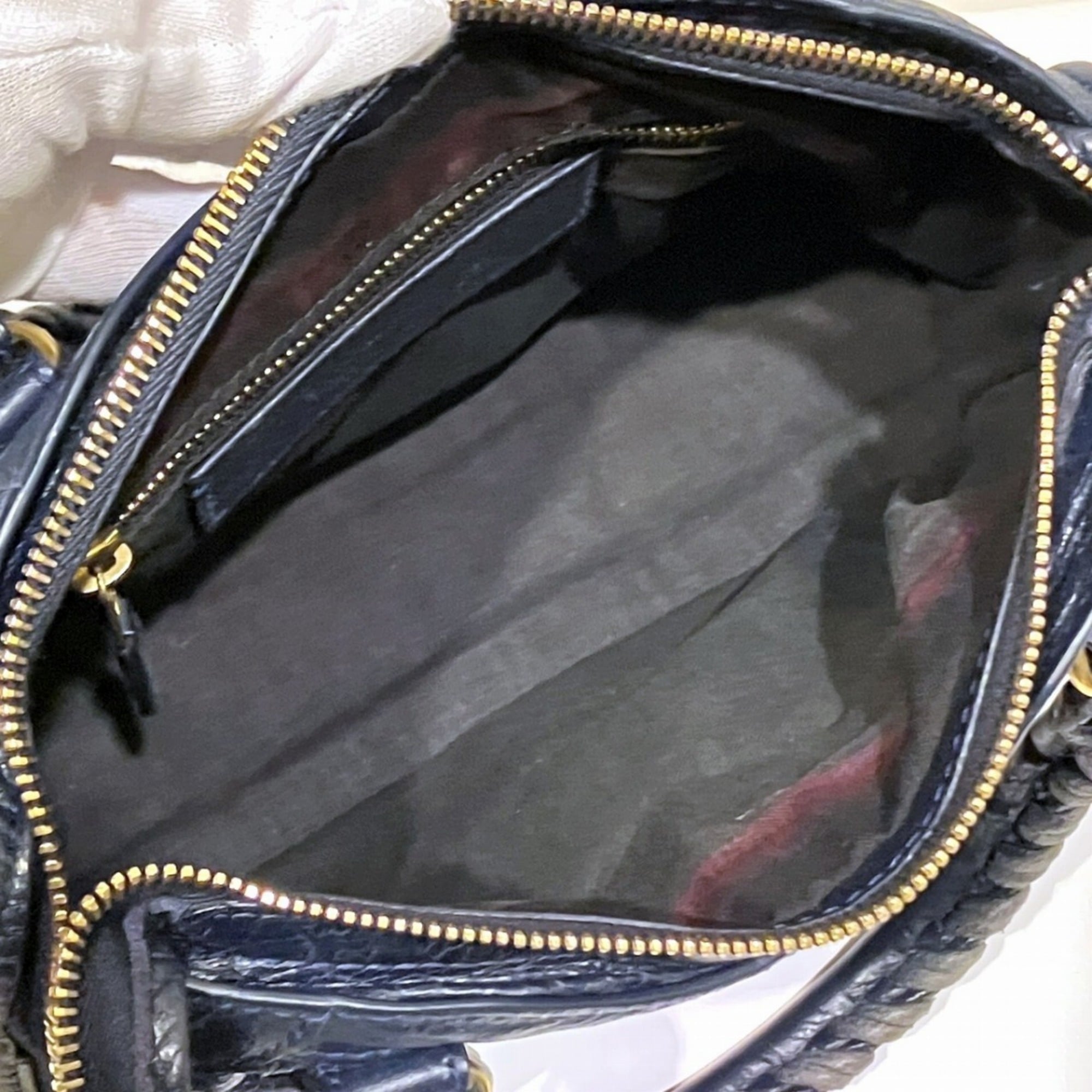 Balenciaga Navy Leather Handbag (Pre-Owned)