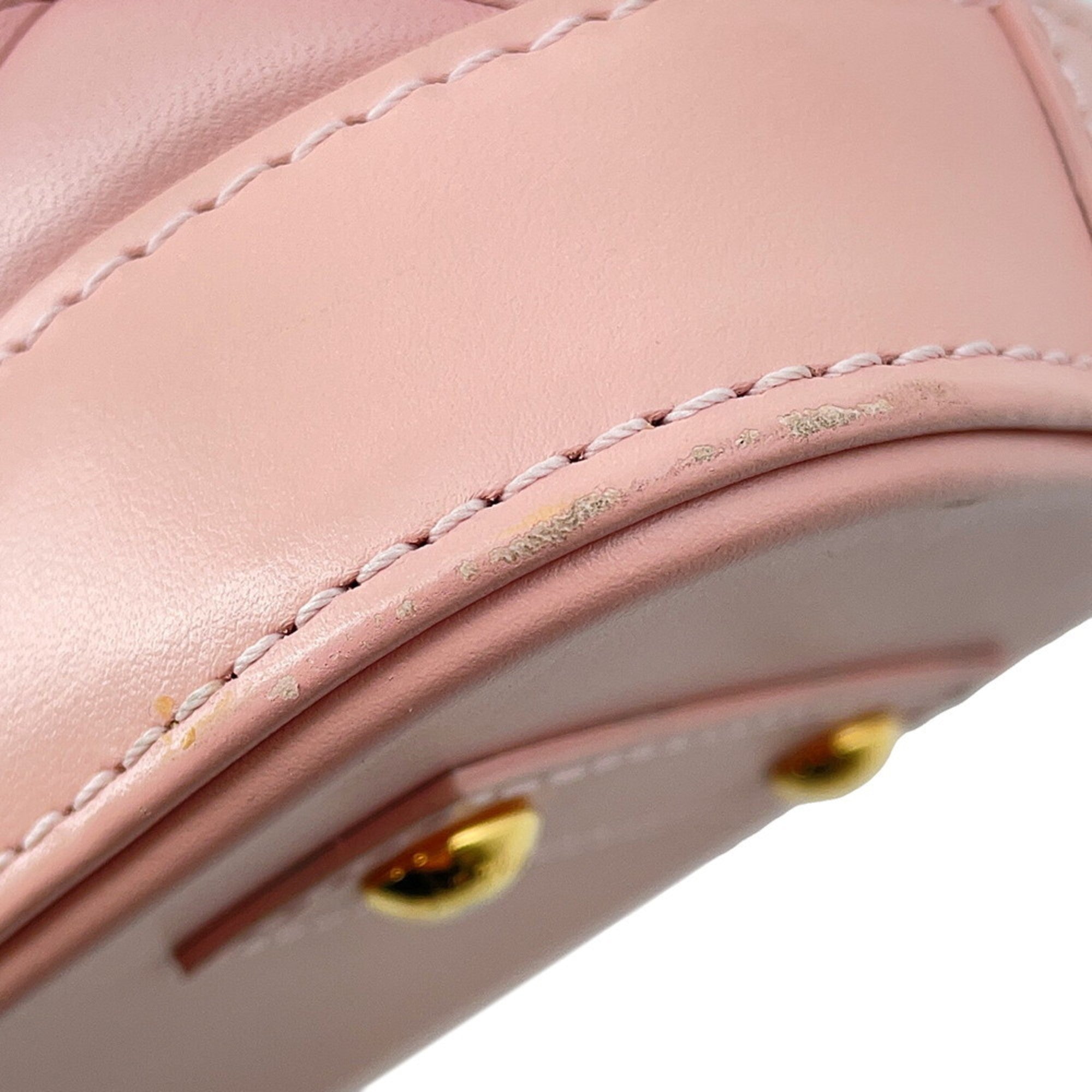 Louis Vuitton Pink Leather Handbag Shoulder Bag (Pre-Owned)