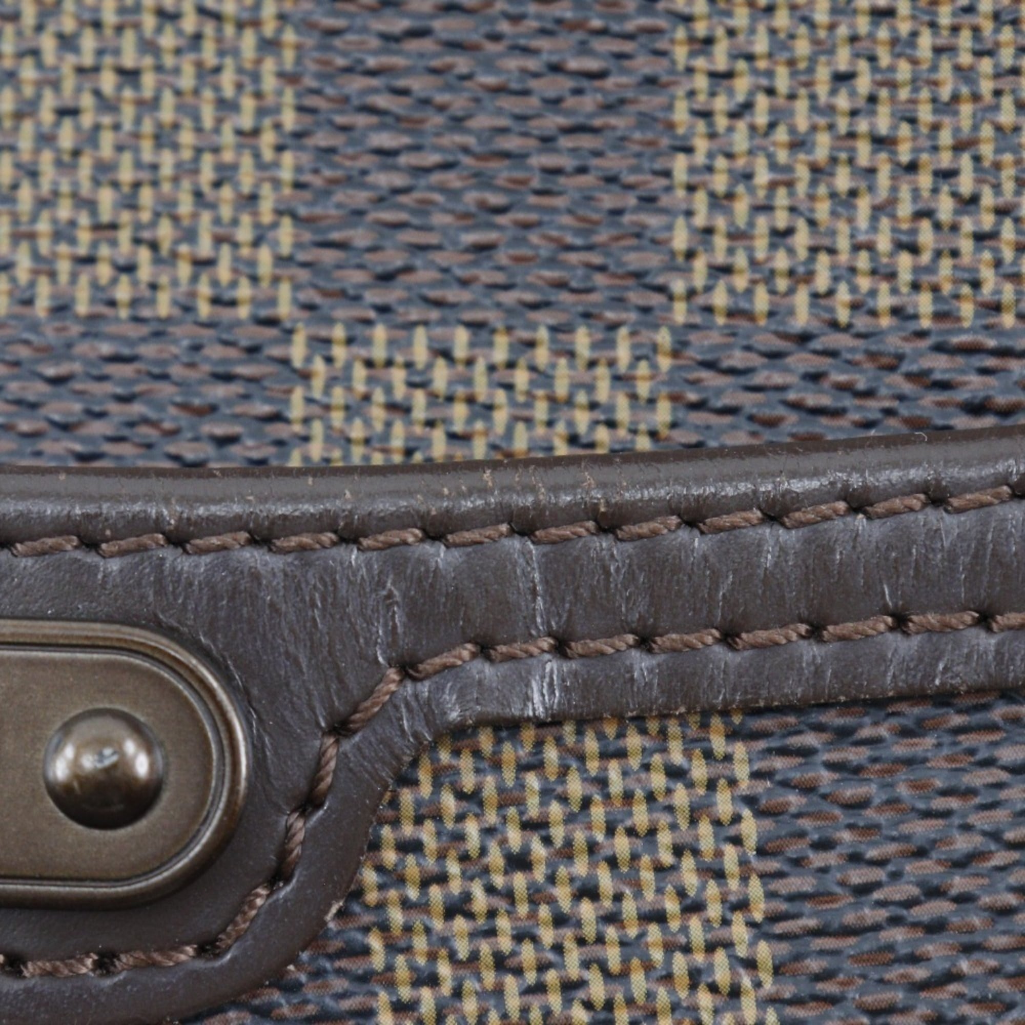 Louis Vuitton Brown Damier Canvas Shoulder Bag (Pre-Owned)