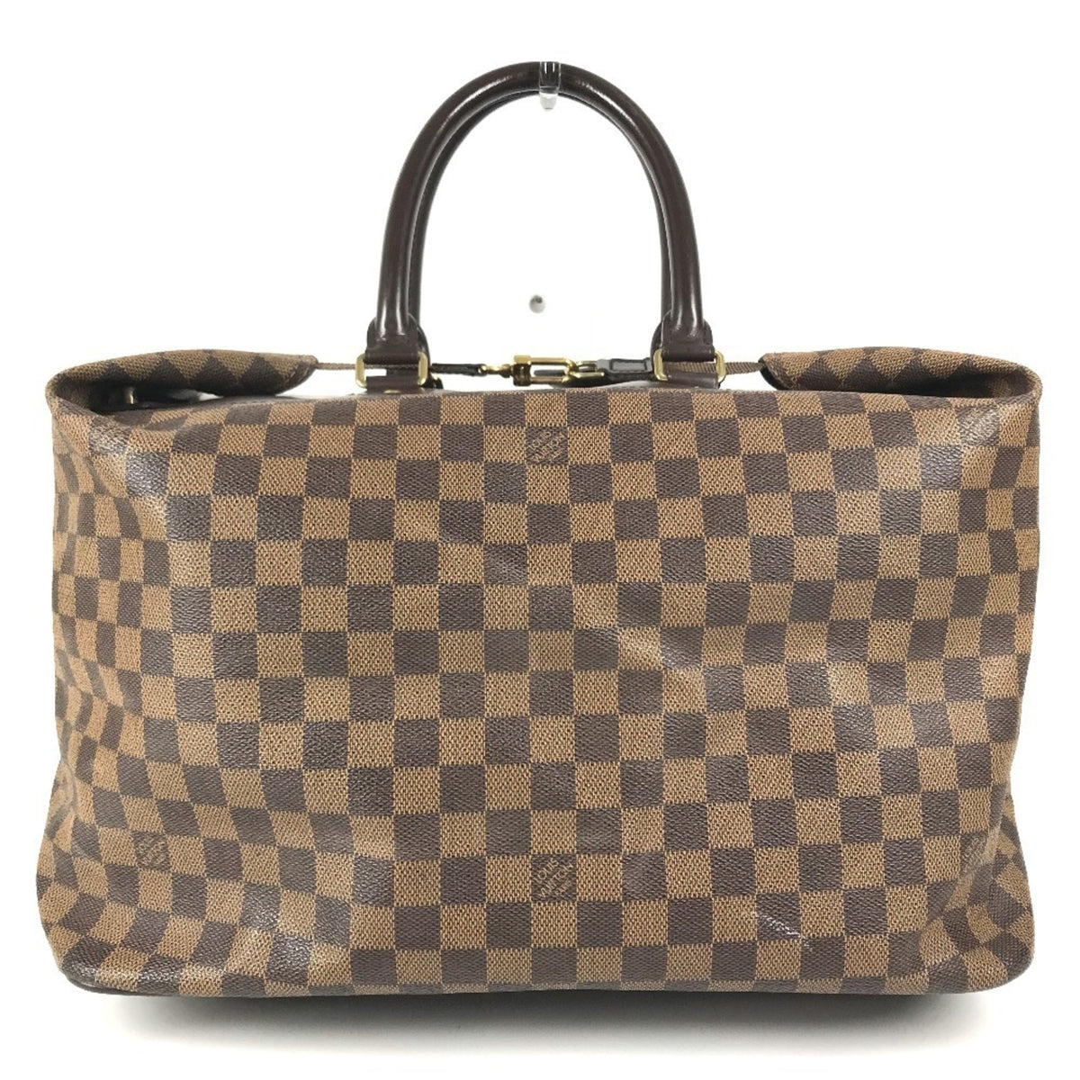 Louis Vuitton Brown Damier Canvas Boston Bag Handbag Tote Bag (Pre-Owned)