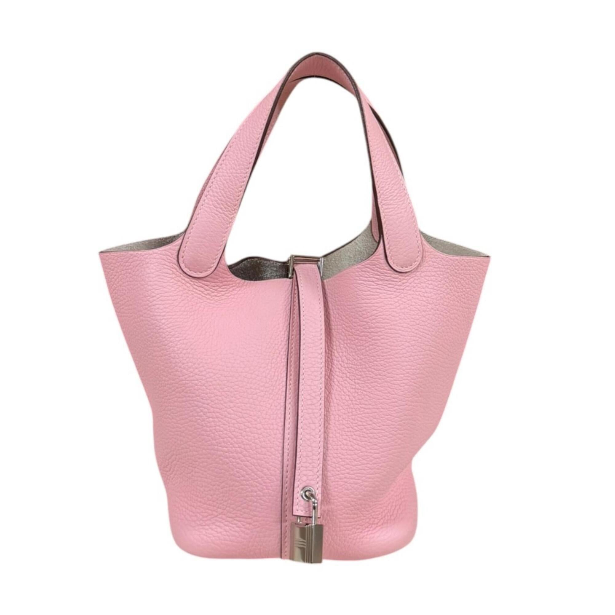 Hermes Picotin Pink Rose Sakura Handbag (Pre-Owned)
