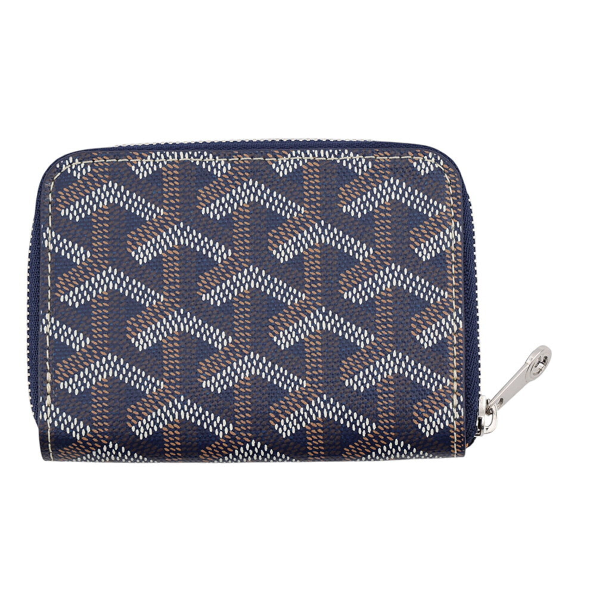 Goyard Blue Navy Pvc Leather Coin Purse/Coin Case (Pre-Owned)
