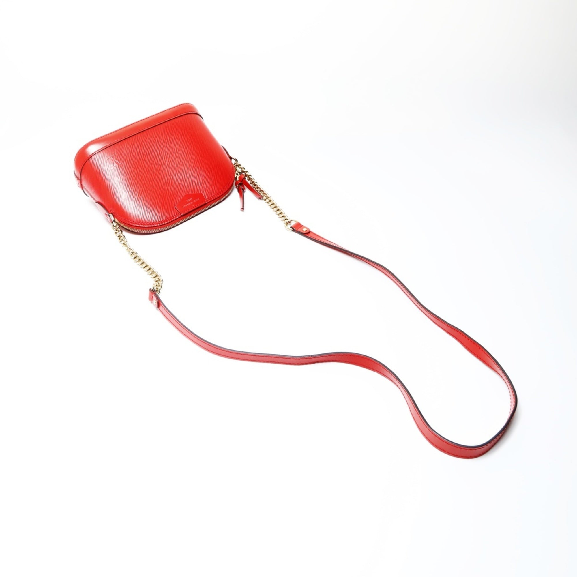 Louis Vuitton Red Color Shoulder Bag (Pre-Owned)