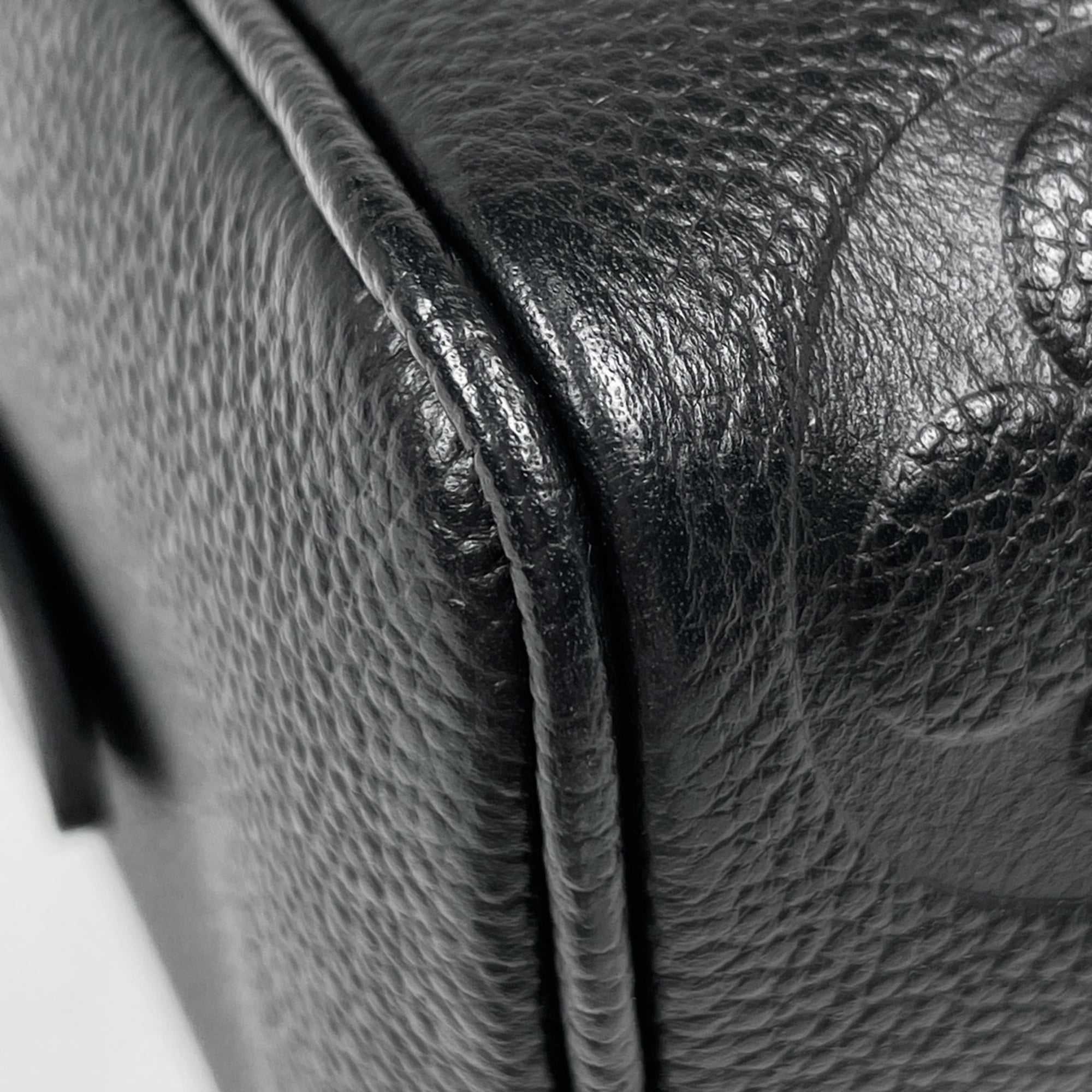 Louis Vuitton Black Noir Monogram Empreinte Handbag (Pre-Owned)