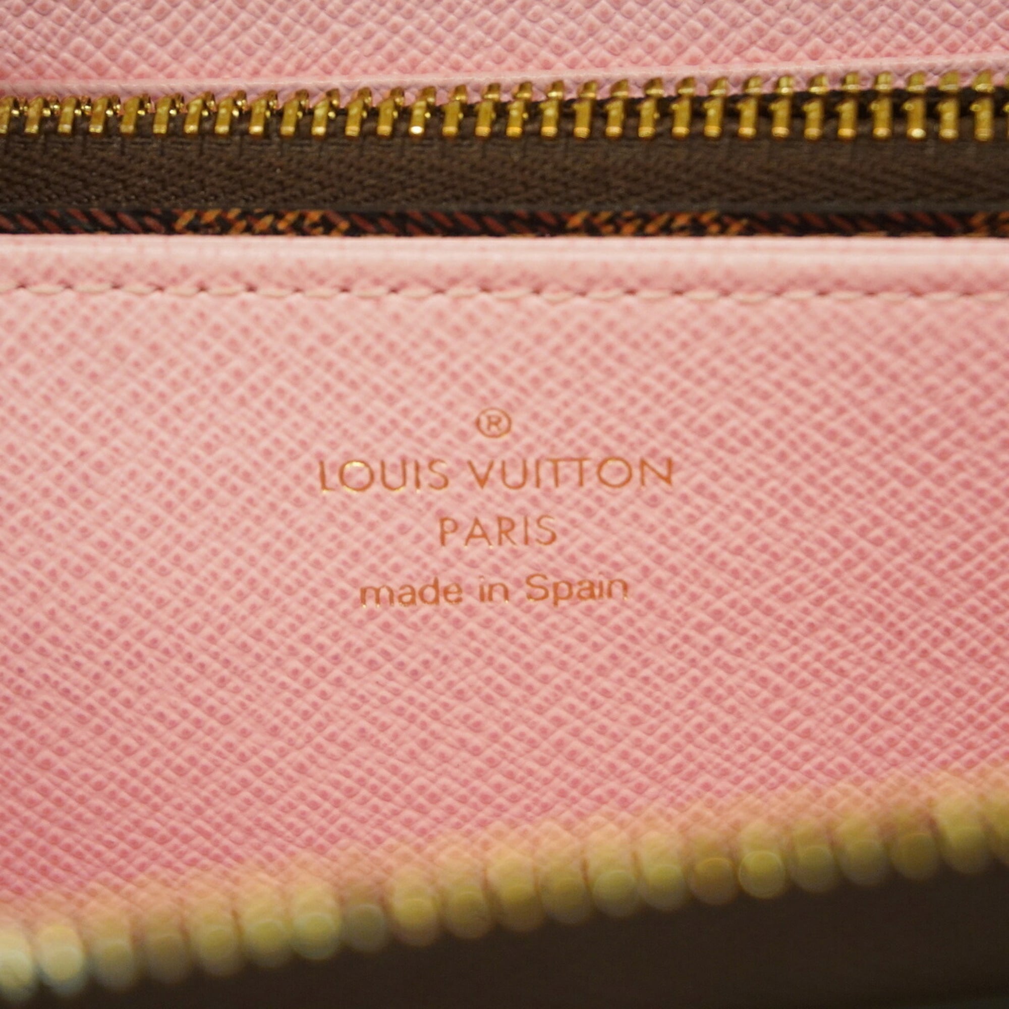 Louis Vuitton Ebene Rose Ballerine Long Wallet (Bi-Fold) (Pre-Owned)