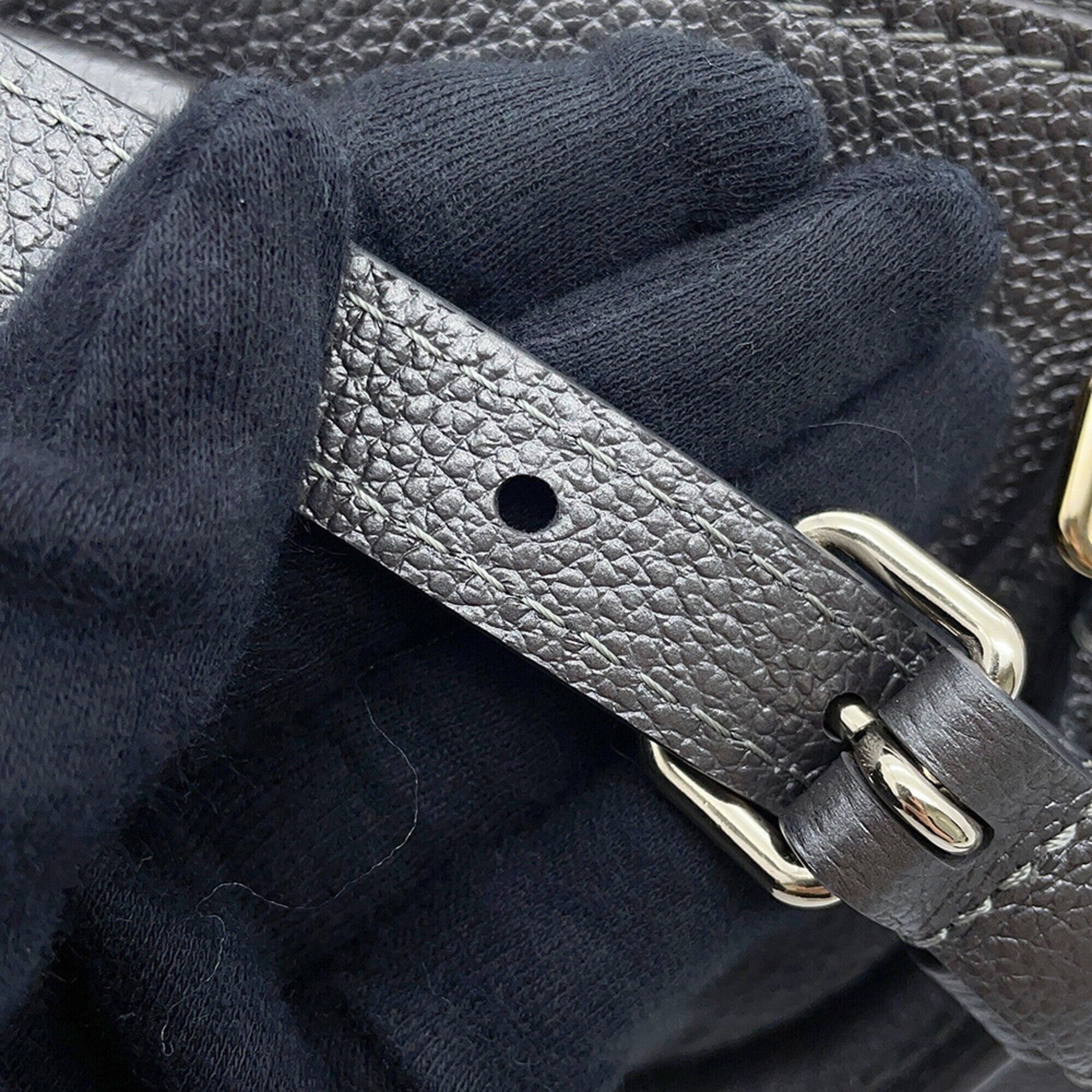 Louis Vuitton Monogram Empreinte Gunmetal Monogram Empreinte Handbag Shoulder Bag (Pre-Owned)