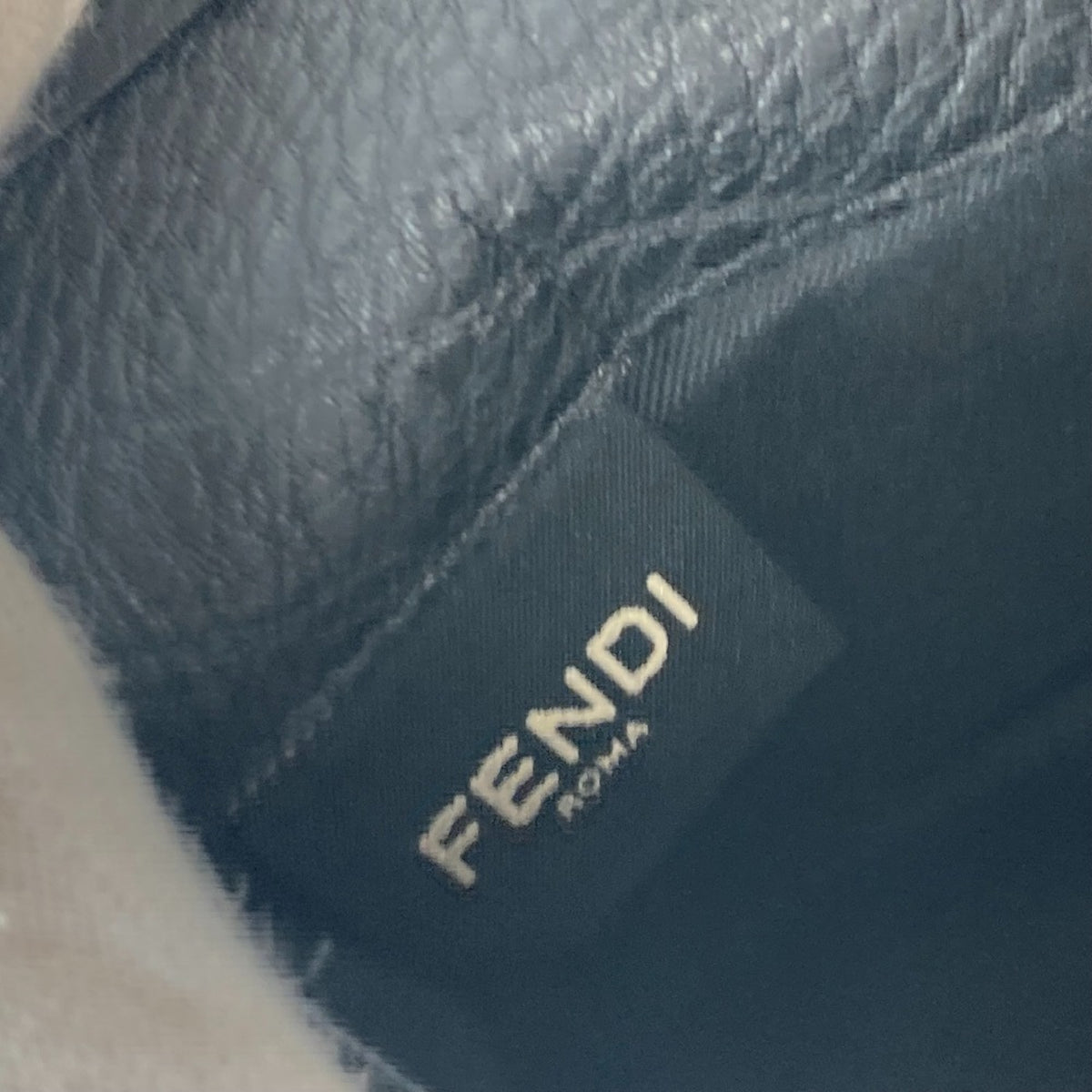 Fendi Black Leather Long Wallet (Bi-Fold) (Pre-Owned)