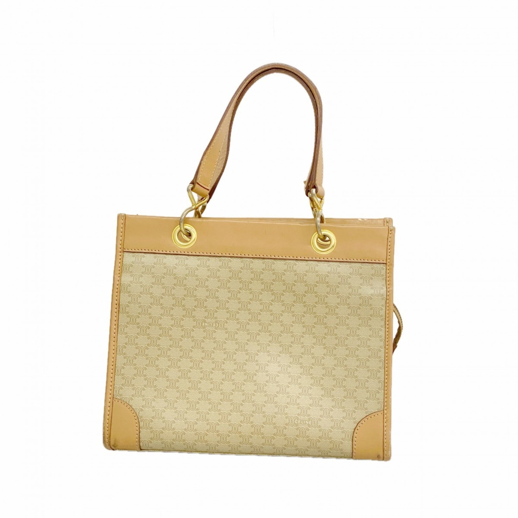 Celine Brown Pvc Handbag (Pre-Owned)