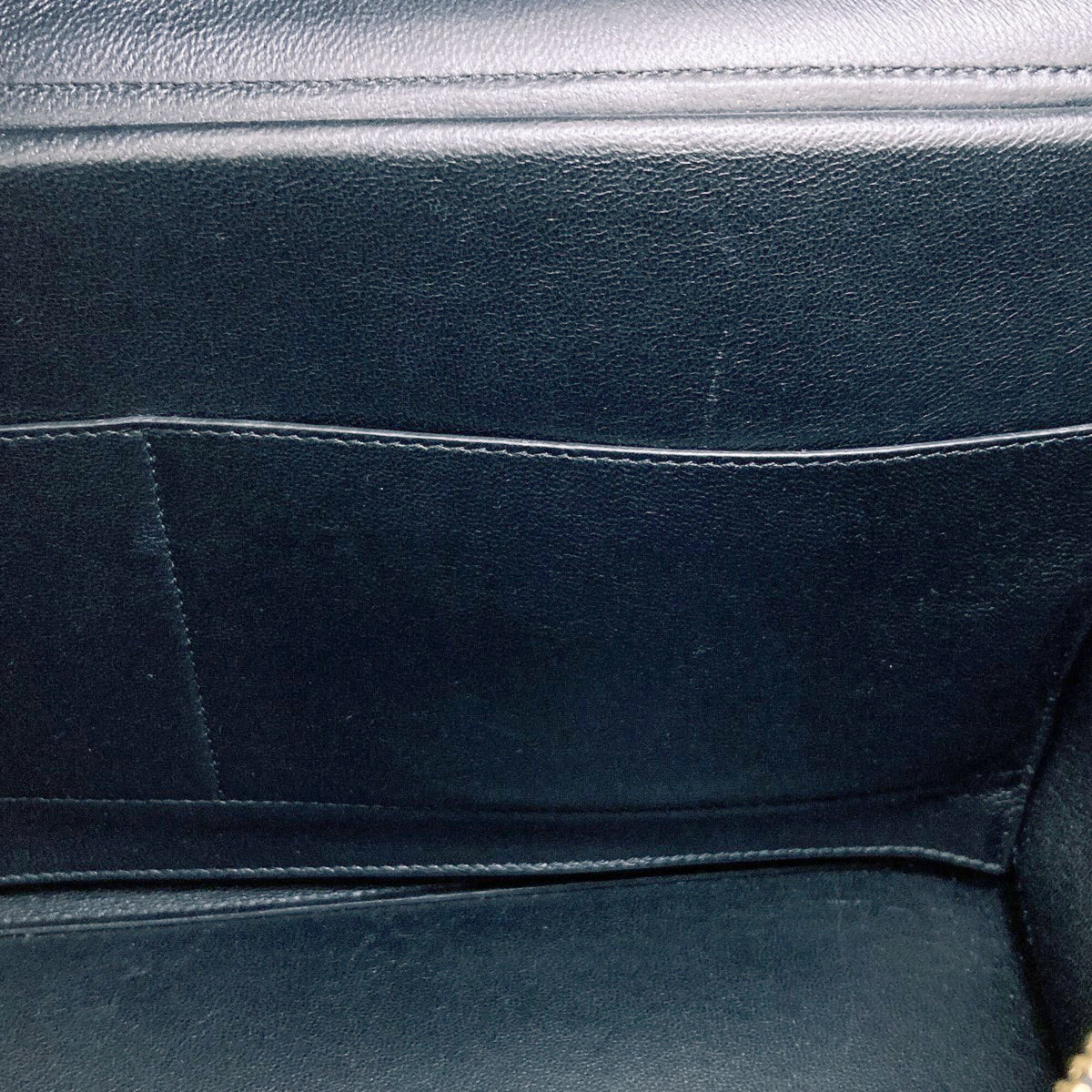 Celine Trapeze Black White Leather Handbag (Pre-Owned)