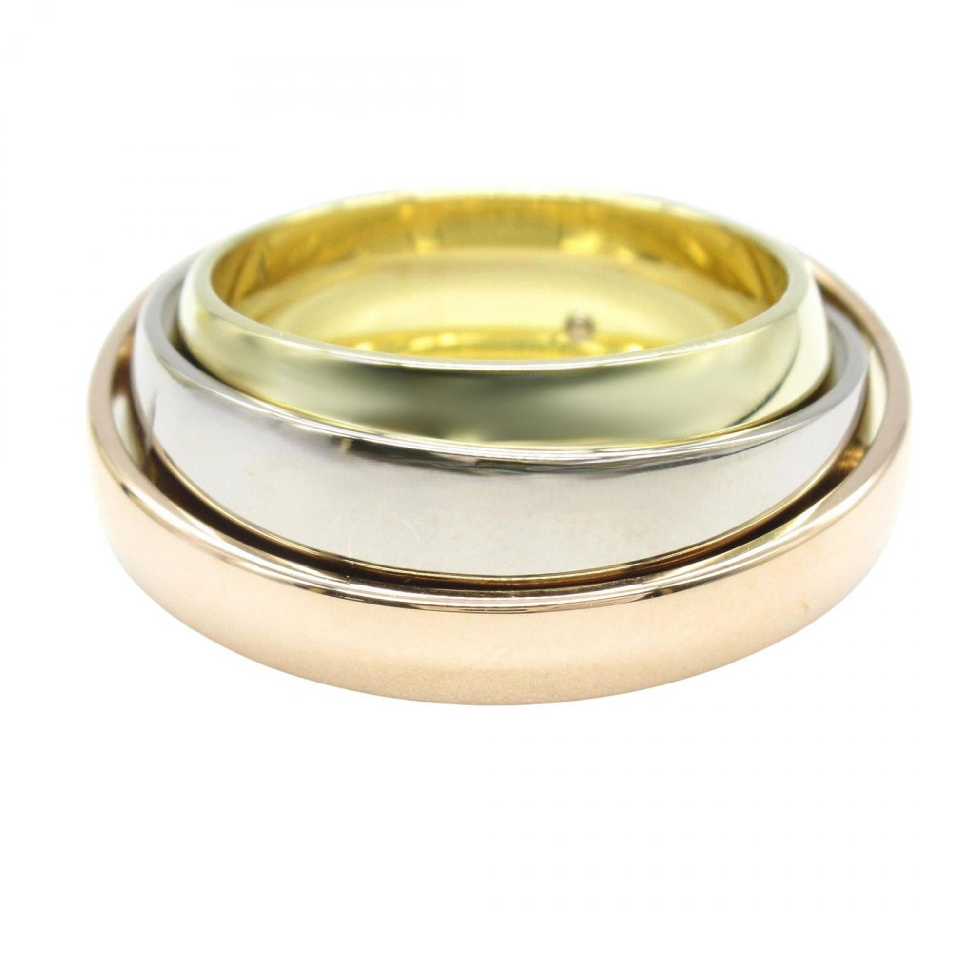 Cartier Gold Silver Yellow Gold (18K) Pink Gold (18K) White Gold (18K) Band Ring (Pre-Owned)