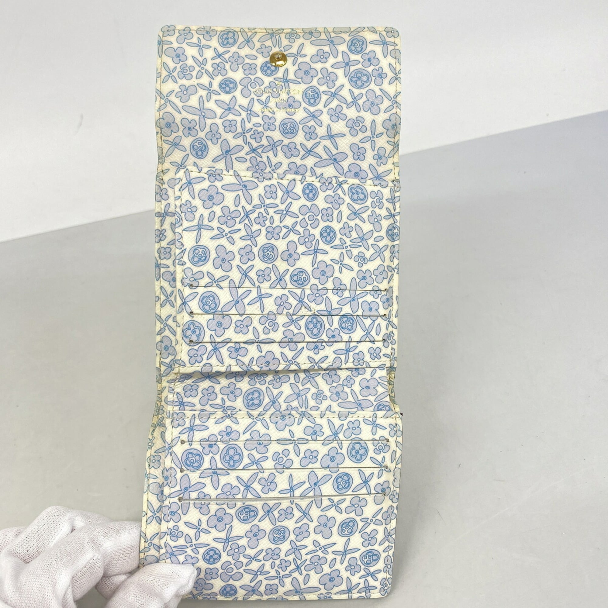 Louis Vuitton Brown Violet Wallet (Tri-Fold) (Pre-Owned)